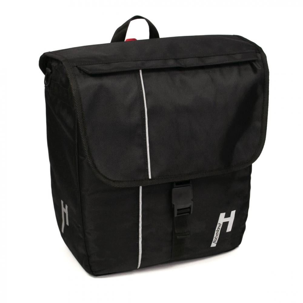 Haberland Fahrradtasche Haberland Einzeltasche 18l Street Work schwarz - praktische Fahrradtas
