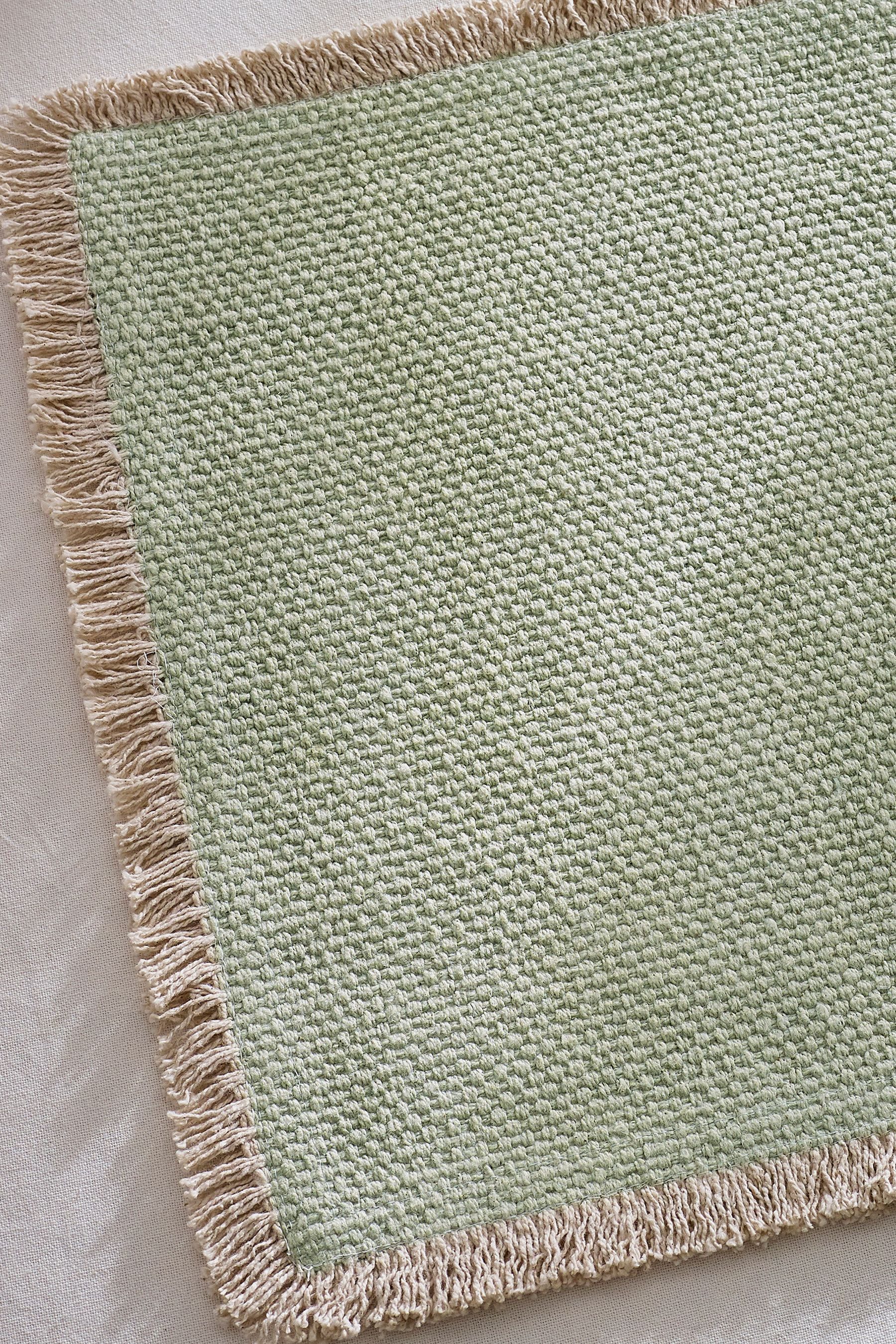 Next Platzset Geflochtene Platzsets mit Fransen, 4er-Set, (4-St) günstig online kaufen