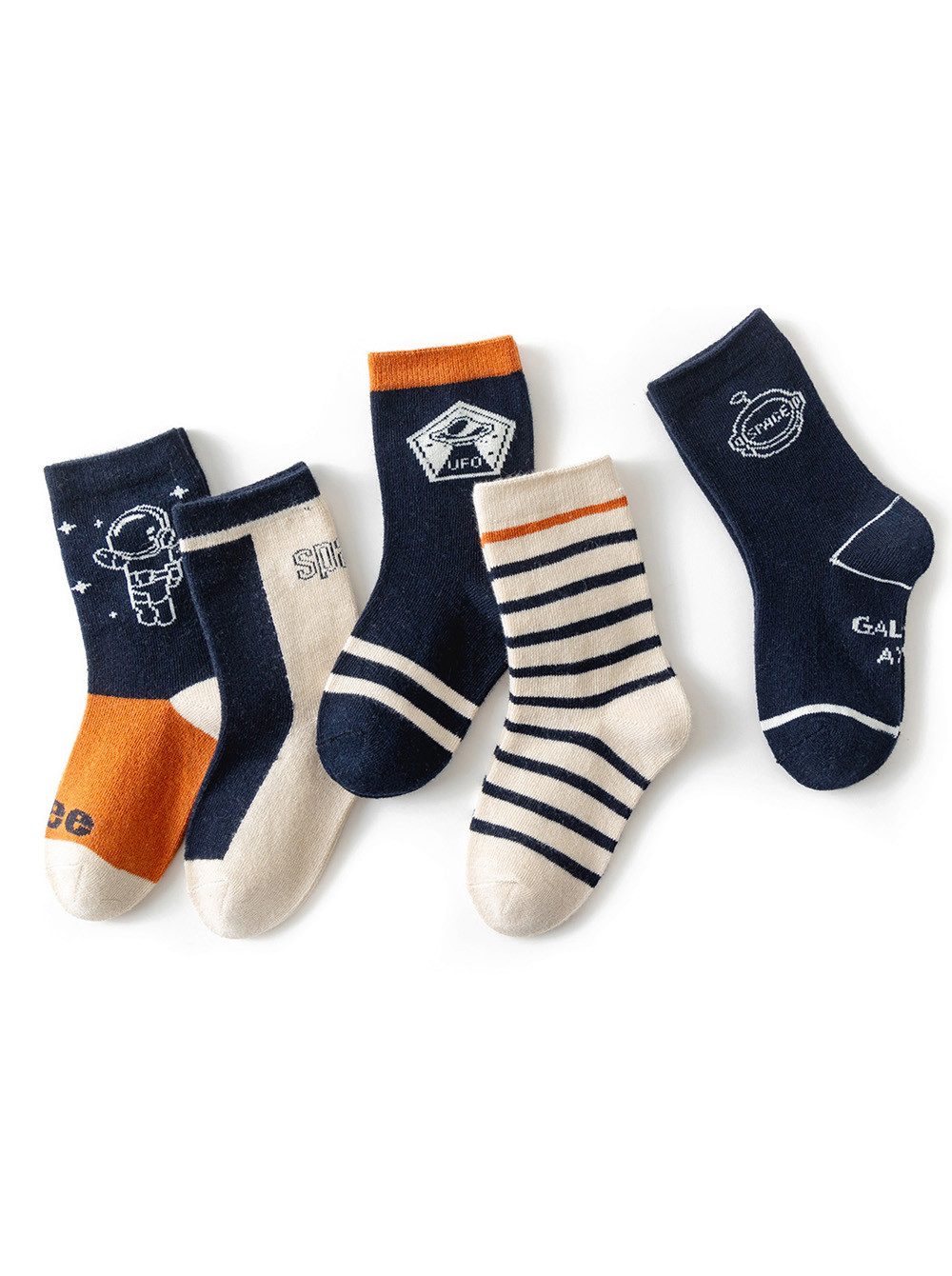 axy Socken axy Kinder Jungen Socken 5 Paar Multipack (Set, 5er-Pack, 5 Paar) Junge Geschenke Bunte Weich Neuheit Kindersocken
