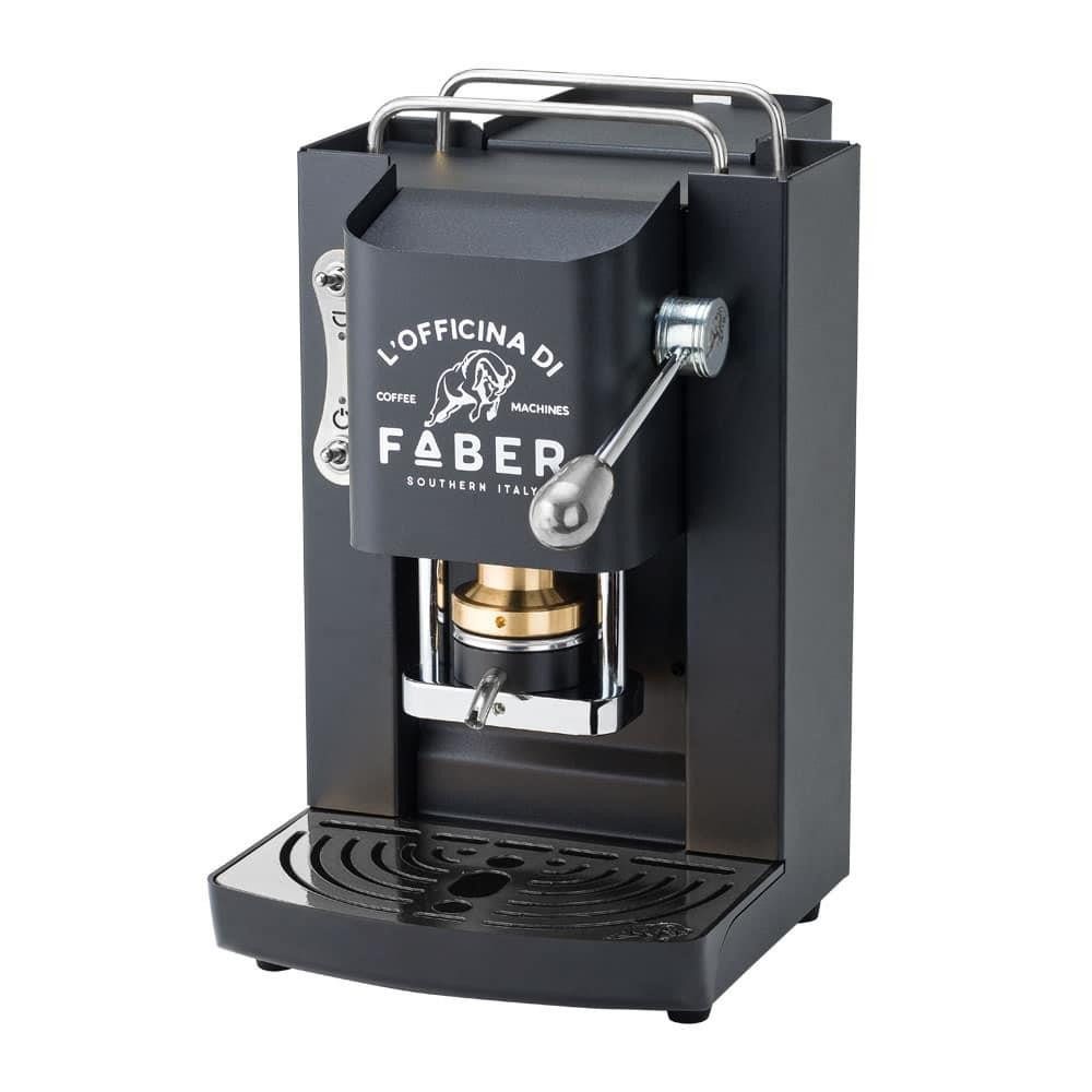 Faber Coffee Machines Espressomaschine Pro Deluxe ESE Pad 44 mm, einfache Reinigung, Tassenwärmer, schnelles Aufheizen