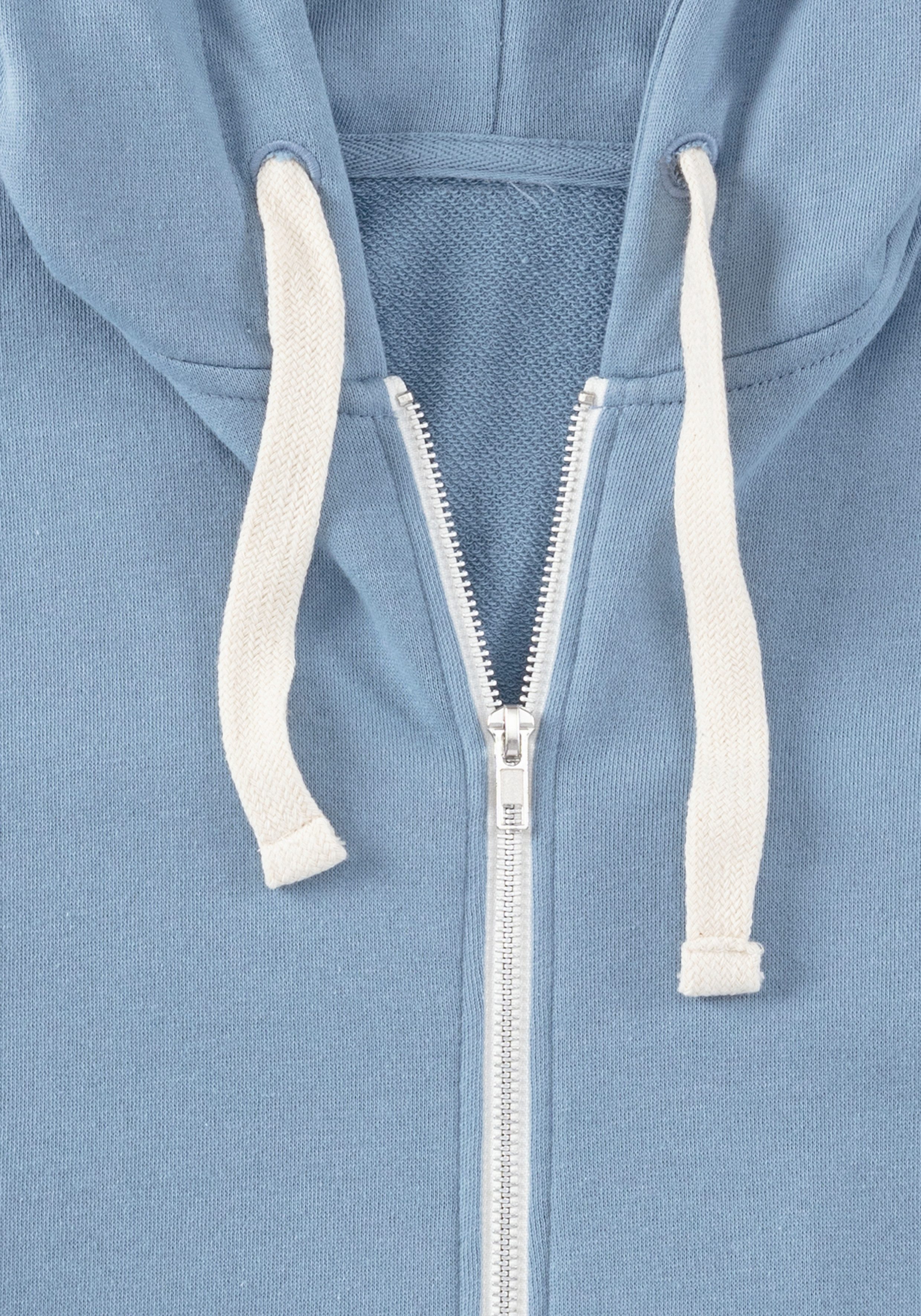 KangaROOS Kapuzensweatjacke mit Kapuze, kontrast Zipper und kontrast Bänder – Bild 4 von 5
