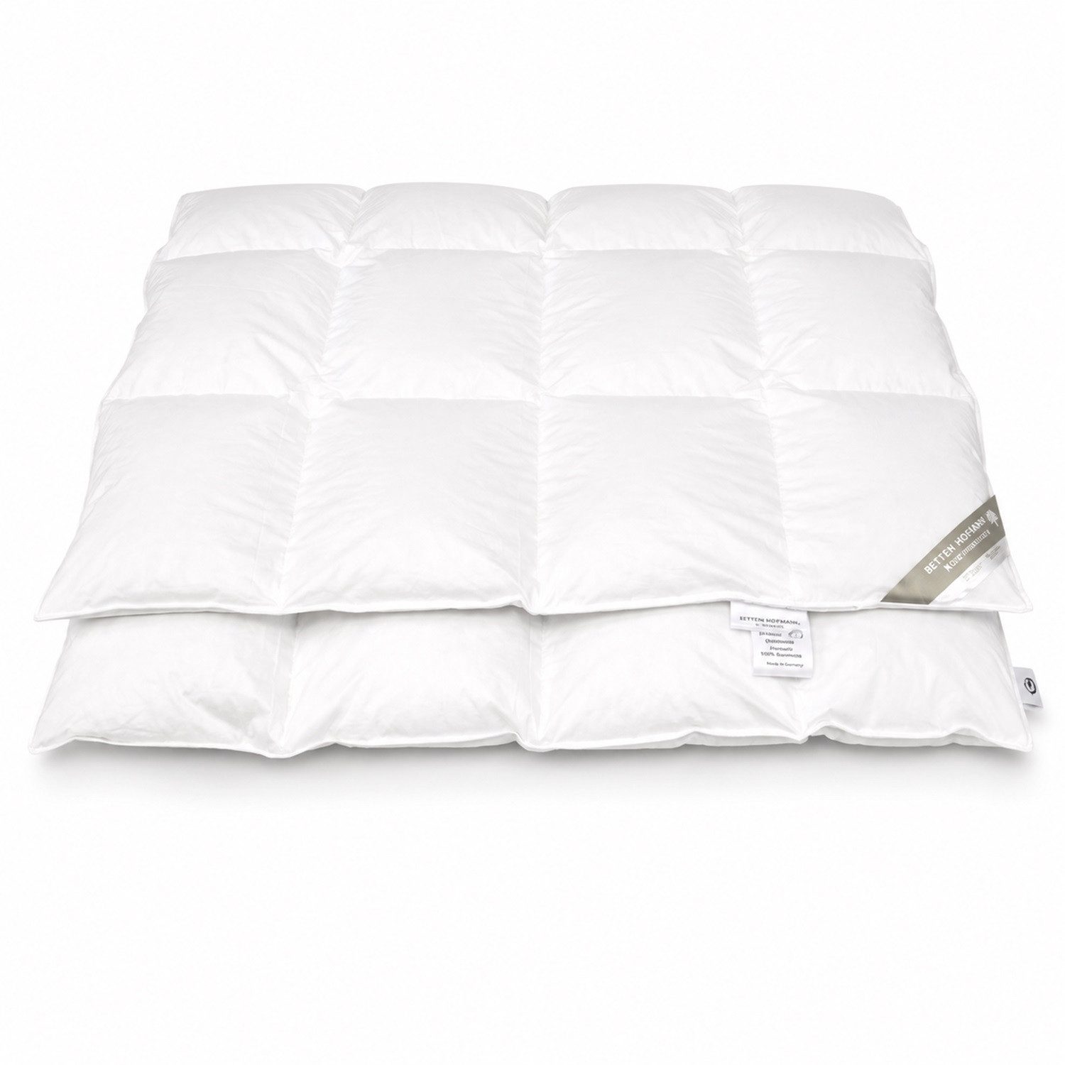 Betten Hofmann 4-Jahreszeitenbett Betten Hofmann Franken Daunendecke 4x6 135x220 cm 960 g Daunen, Füllung: 100% Daunen, Bezug: 100% Baumwolle, warmes Ganzjahresbett, hergestellt in Deutschland
