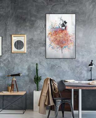 KUNSTLOFT Gemälde Tanz der Leidenschaft 60x90 cm, Leinwandbild 100% HANDGEMALT Wandbild Wohnzimmer