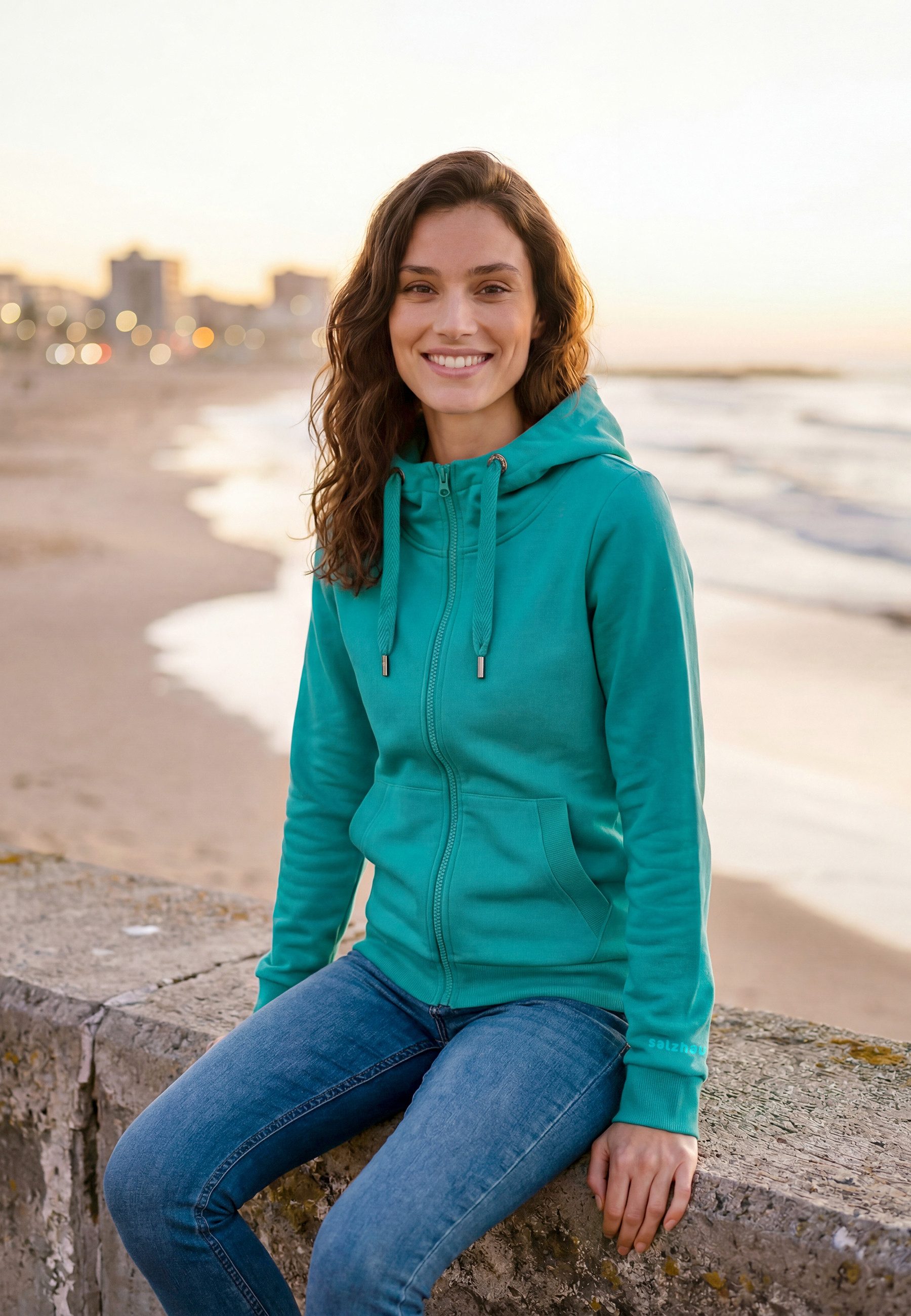 Sweatjacke SÖÖTE Damen Tailliert