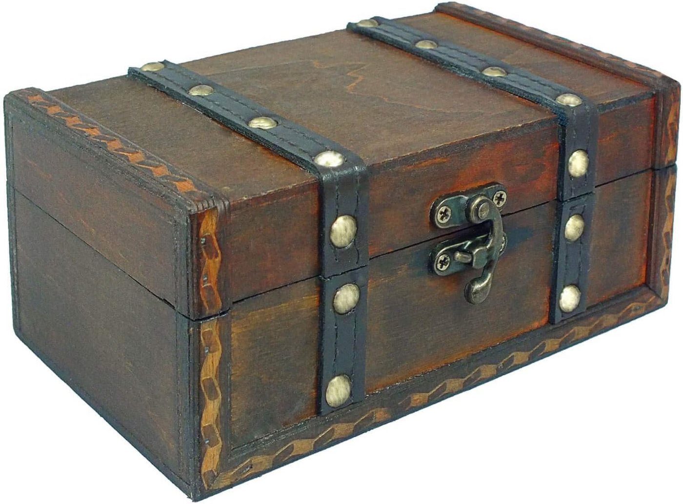 Safe-Album Schatzkiste Holztruhe ideal als Hochzeitsgeschenke für Brautpaar Geldgeschenke