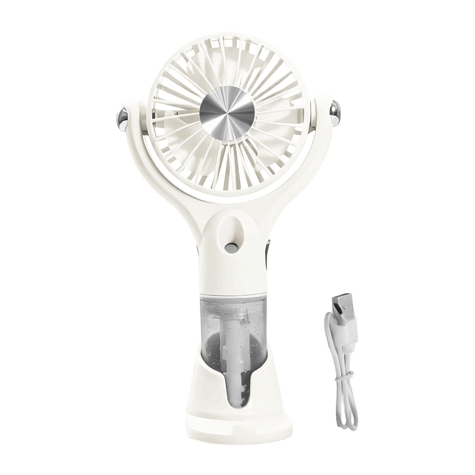 nsihing Handventilator Tragbarer Sprühnebel-Ventilator, Hand-Sprühnebel-Ventilator, Per USB aufladbarer Sprühnebel-Ventilator mit feinem Sprühnebel.