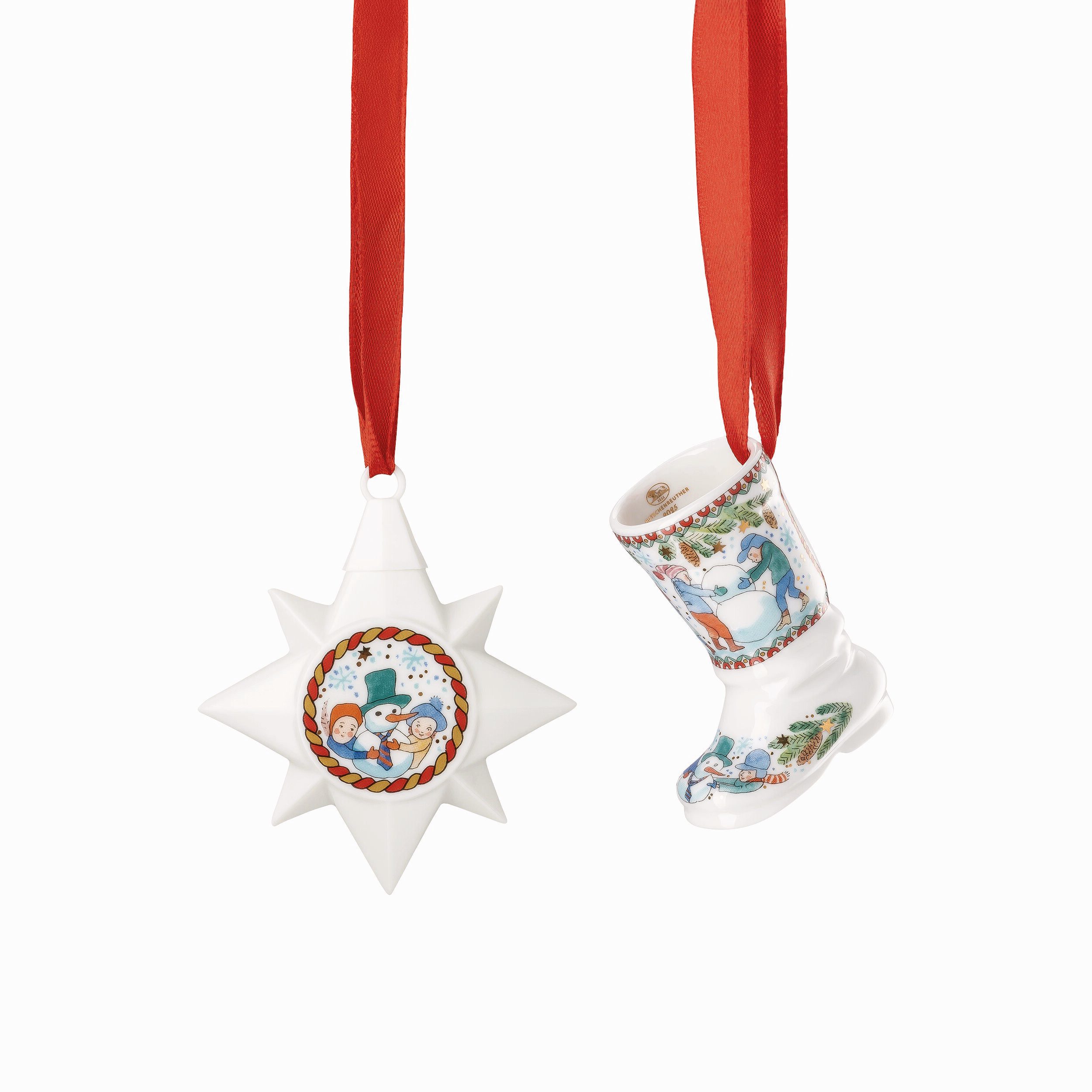 Hutschenreuther Christbaumschmuck Weihnachtsspiele, Set Ministern/stief., H günstig online kaufen