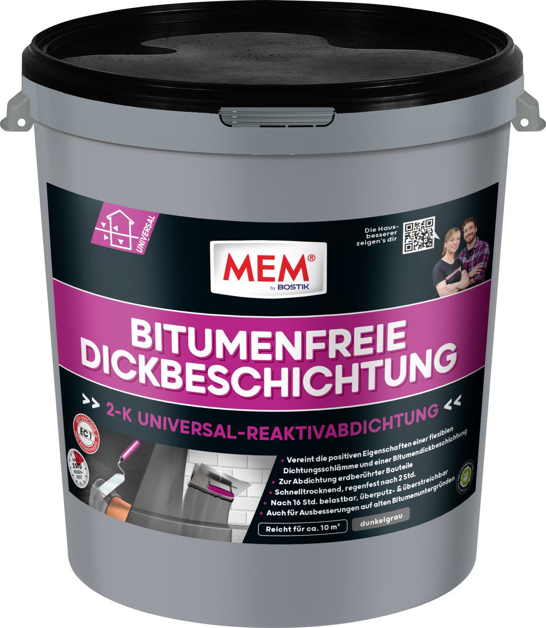 MEM Bauchemie Duschdichtung MEM Bitumenfreie Dickbeschichtung 24 kg