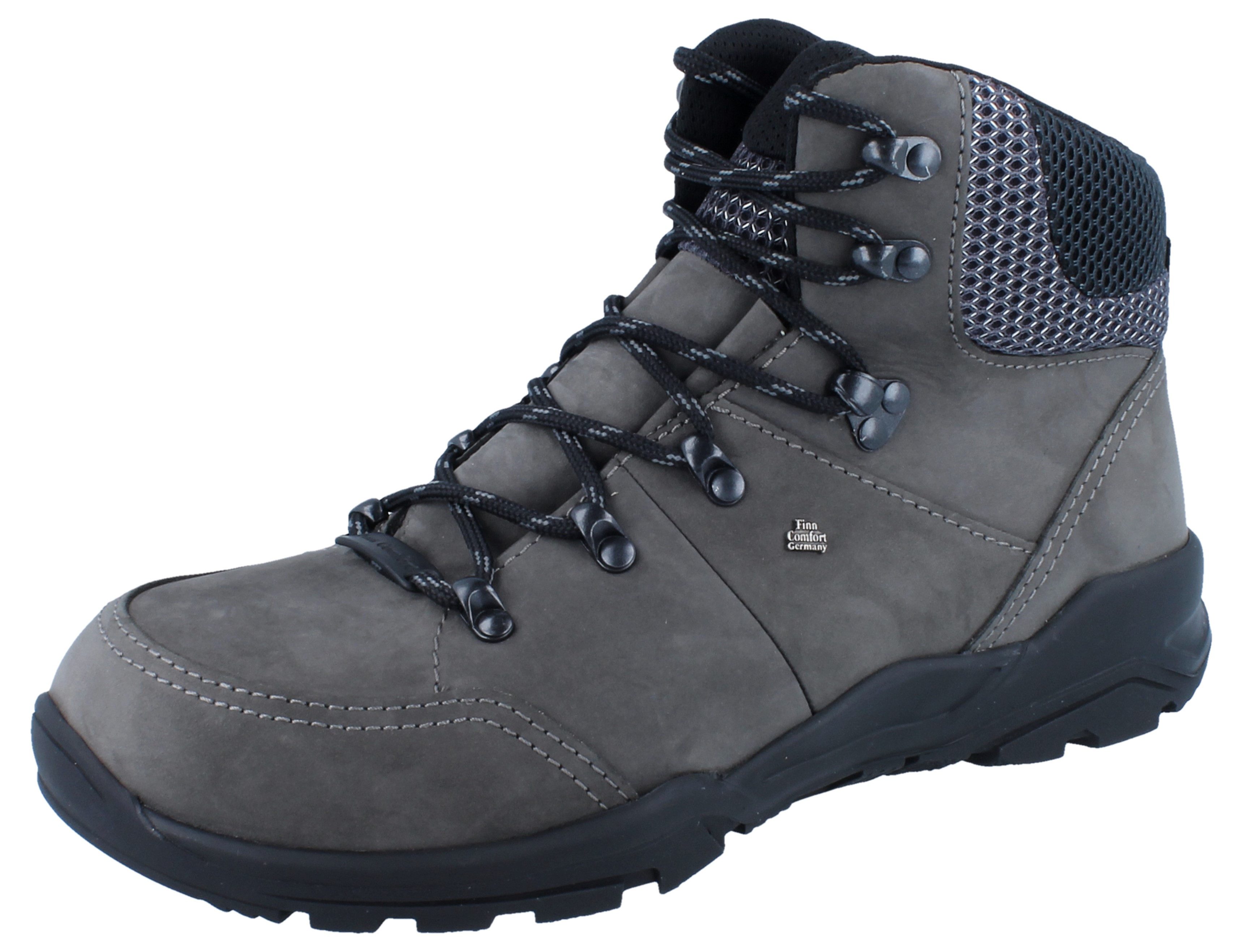 Finn Comfort FINN COMFORT Resia Damen Herren Wanderstiefel Wanderschuhe grau Wanderschuh Wechselfußbett