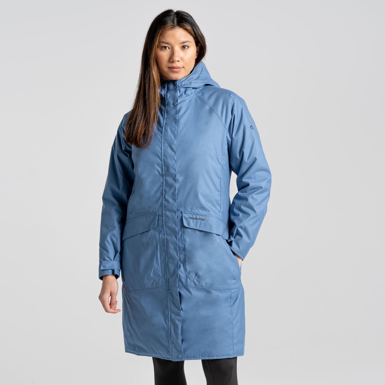 Craghoppers Hardshelljacke Craghoppers - Caithness Jacket - Damen warmer Wintermantel, blau
