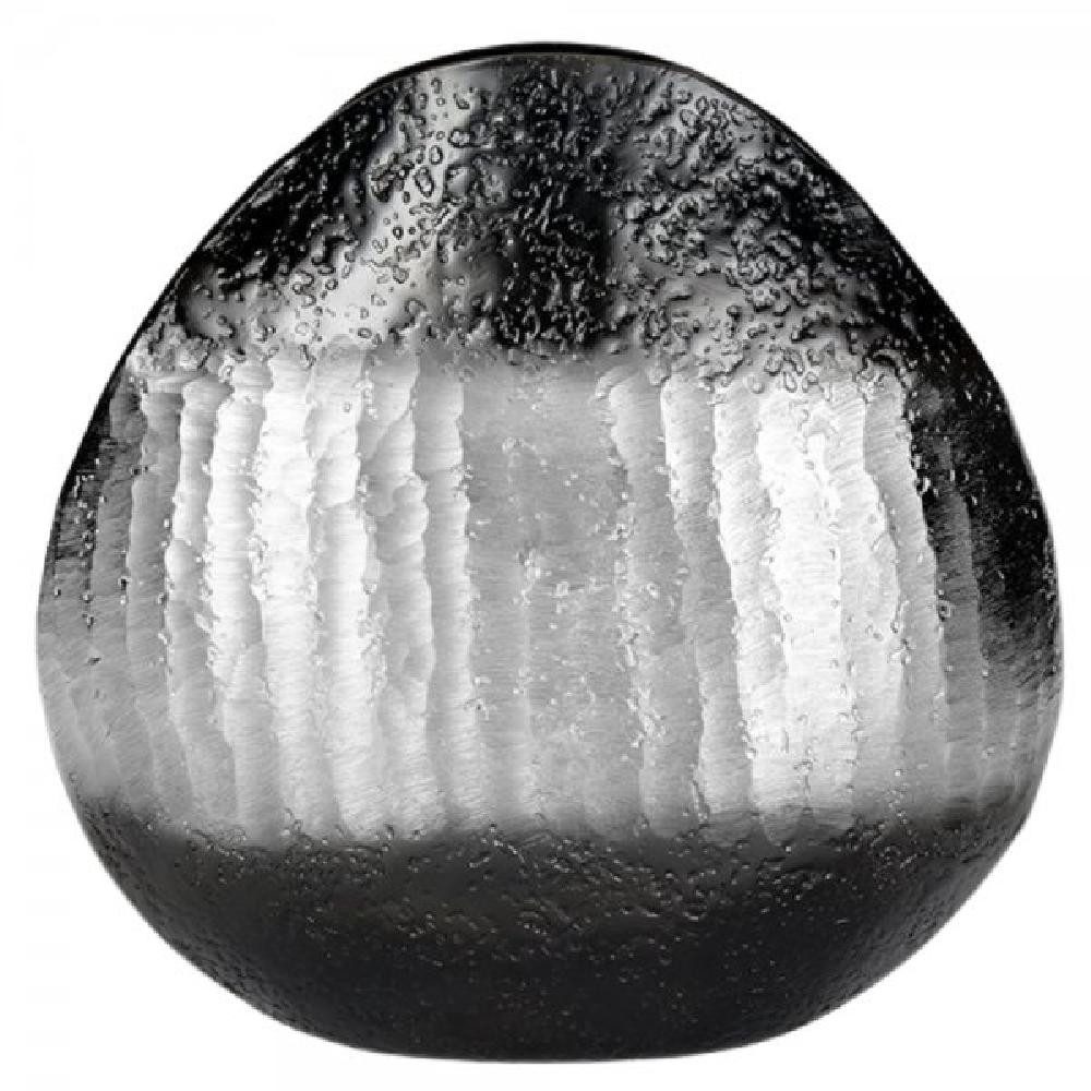 Lambert Dekovase Gefäß Rio Aluminium Silber Schwarz (35cm)