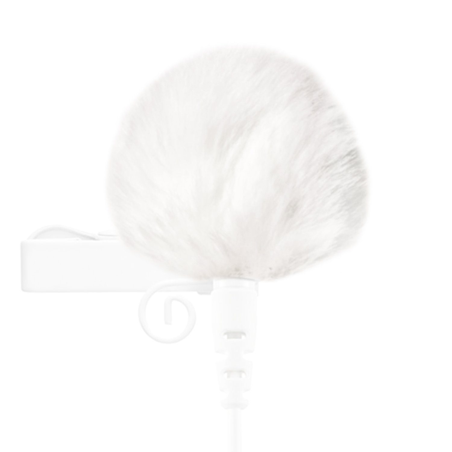 keepdrum Mikrofon keepdrum WS05-WH Mini Fell-Windschutz Weiss