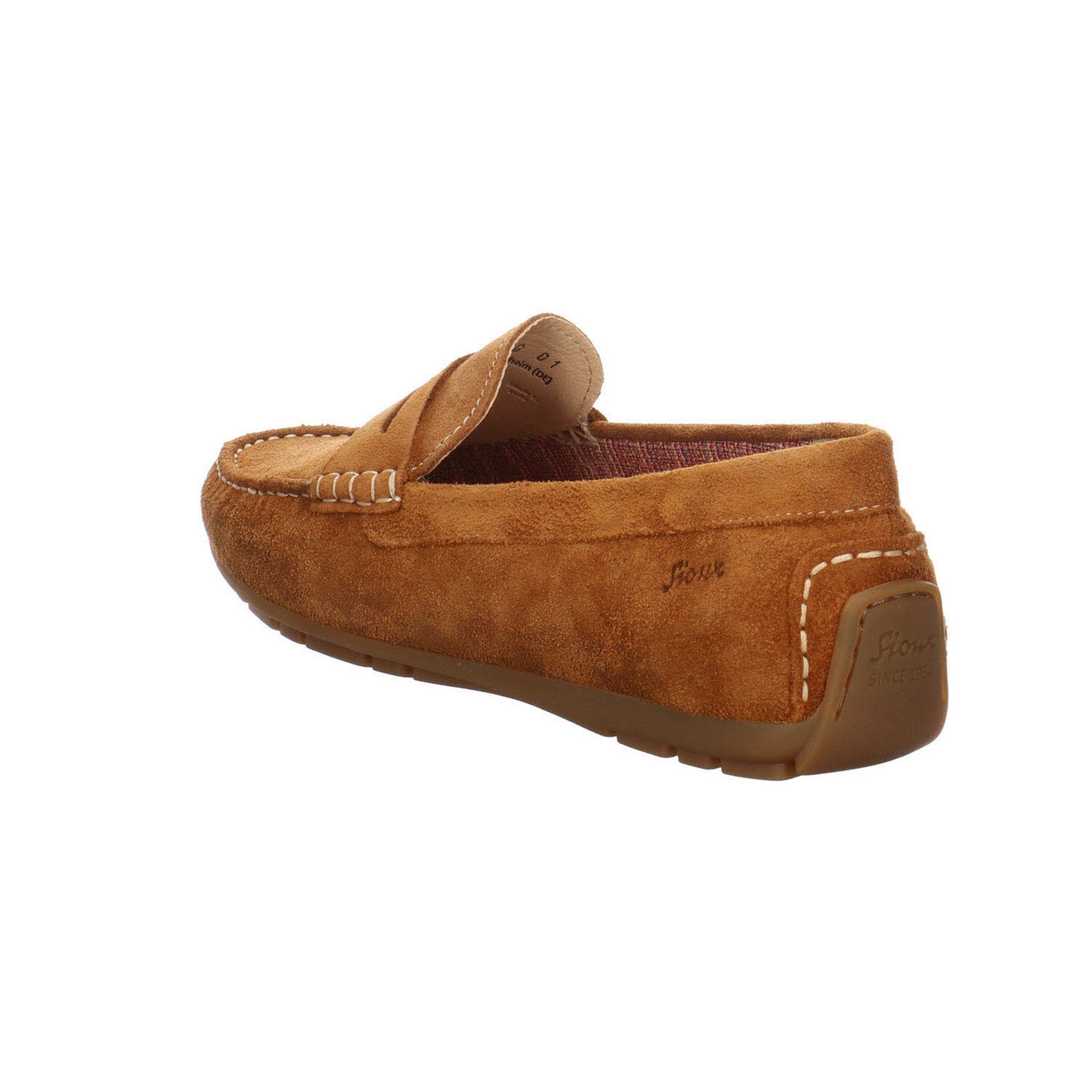 SIOUX cognac Slipper Schuhe Mokassin Carmona Damen Veloursleder Slipper