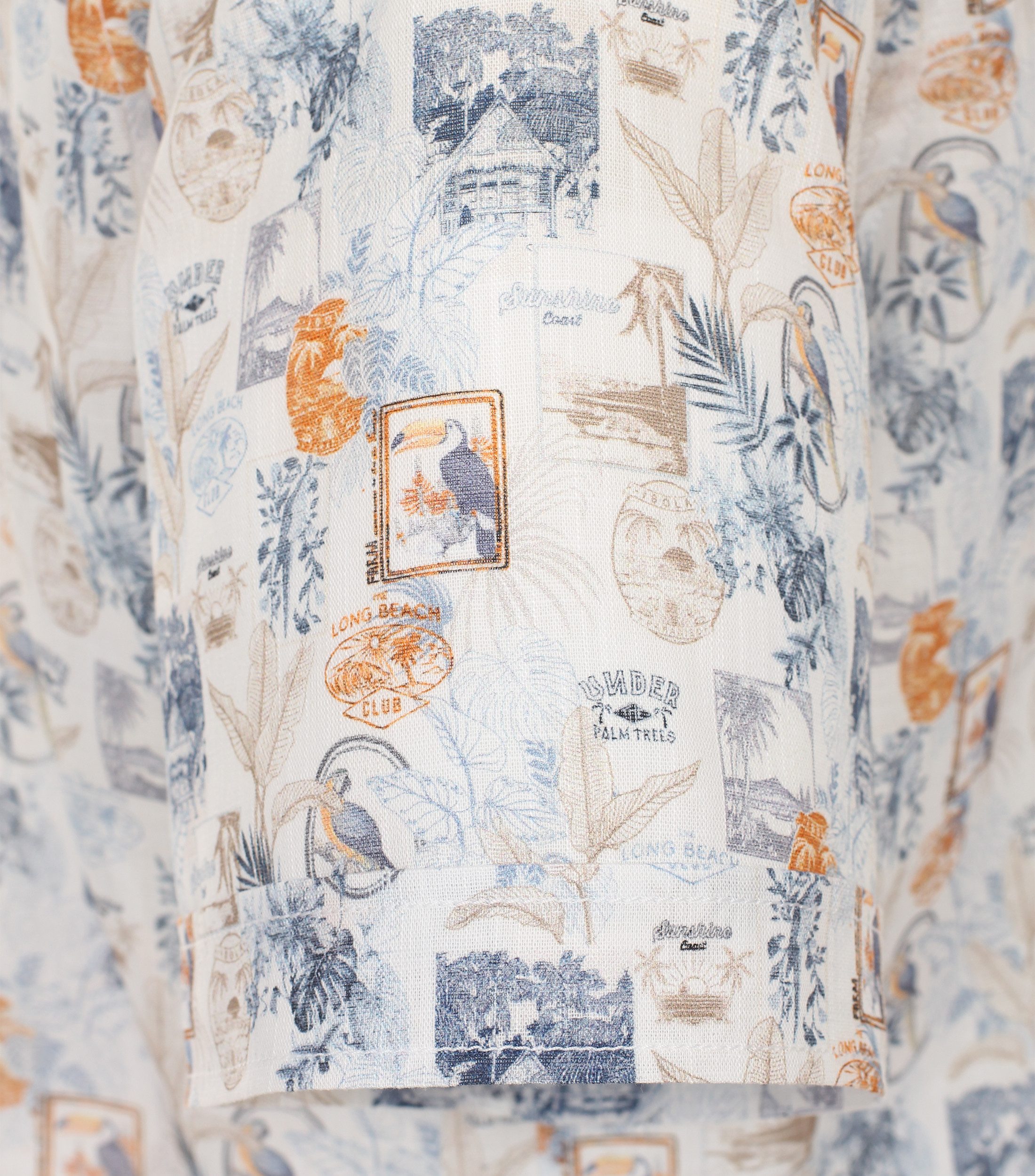 CASAMODA Kurzarmhemd CASAMODA Freizeithemd Kurzarm Print