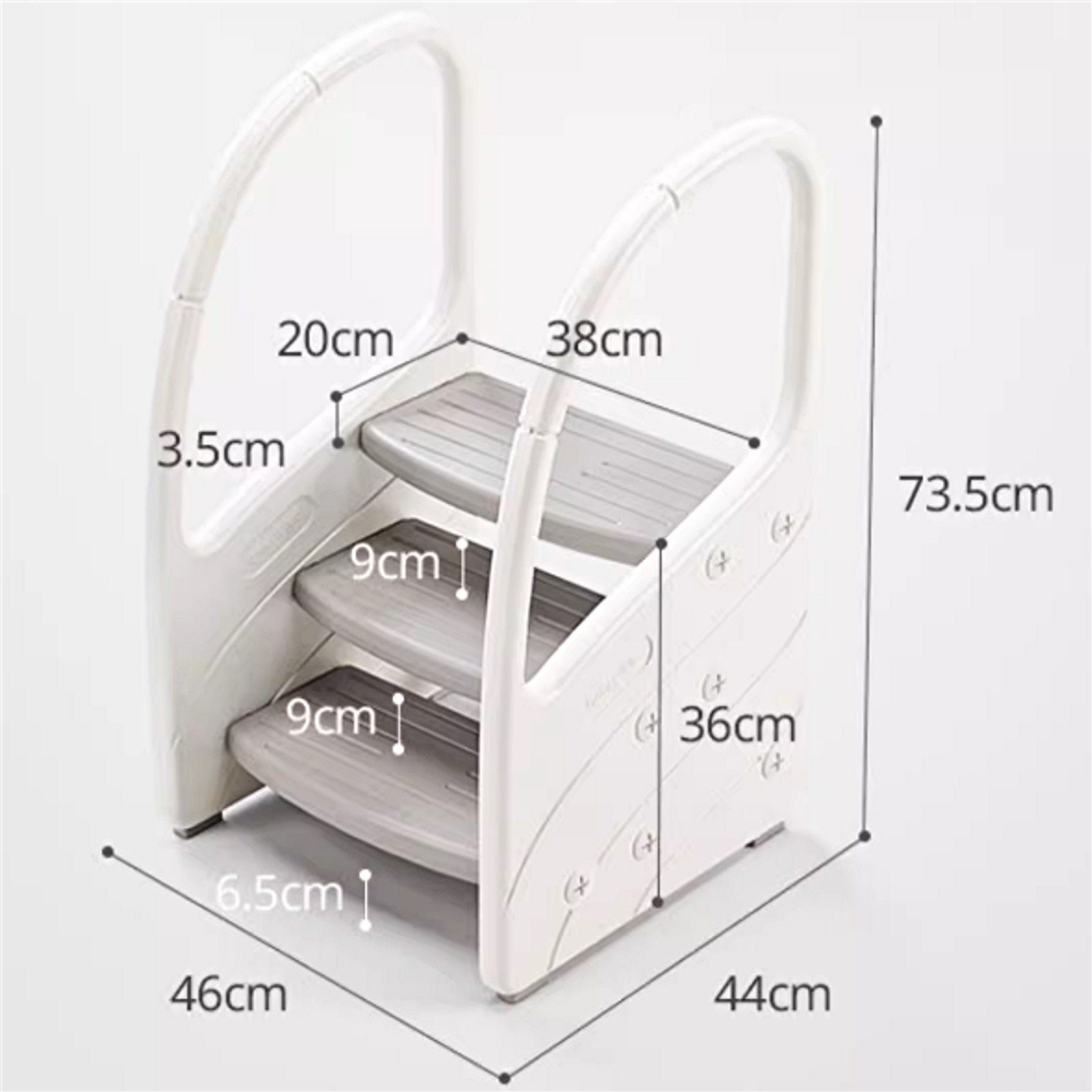 TikTakToo Arbeitshocker Kinder Tritthocker Leiter Toilettenhilfe, 3 Stufen günstig online kaufen