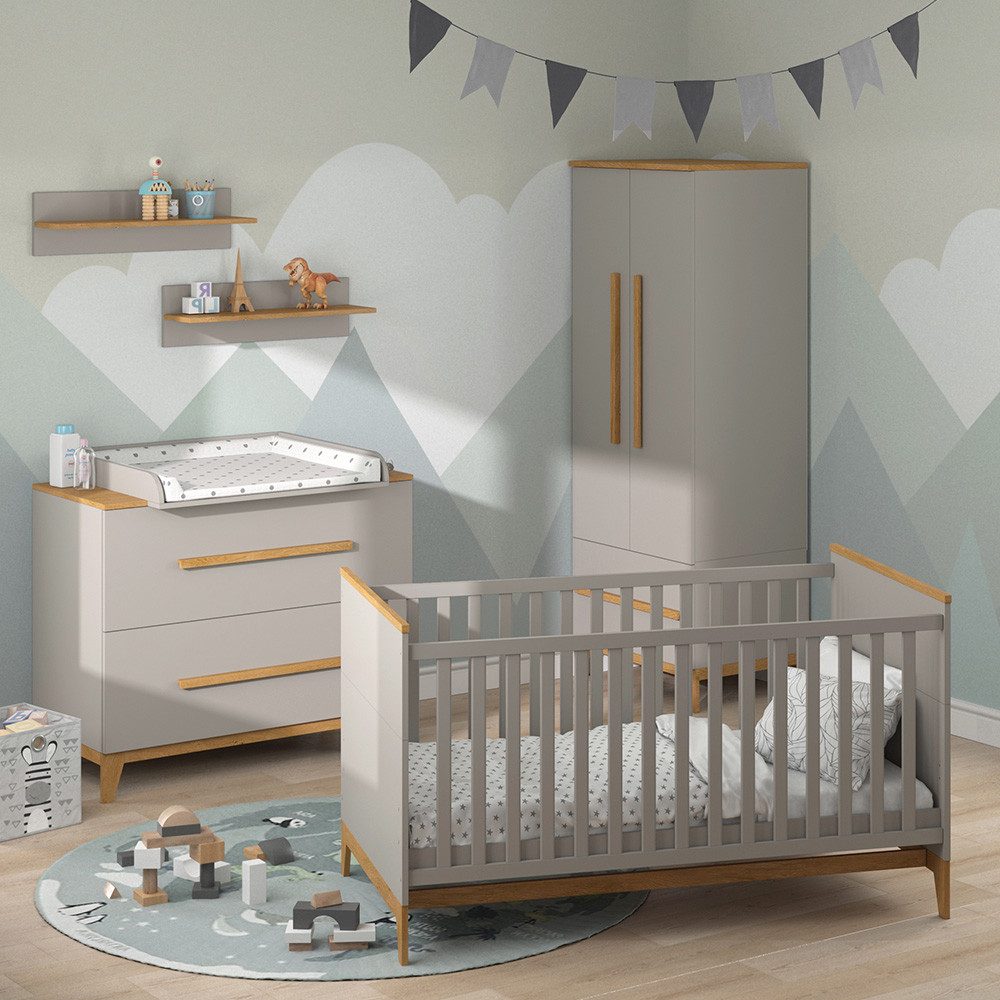Babymöbel-Set Malia, Cashmere-Eiche, 5 Teile