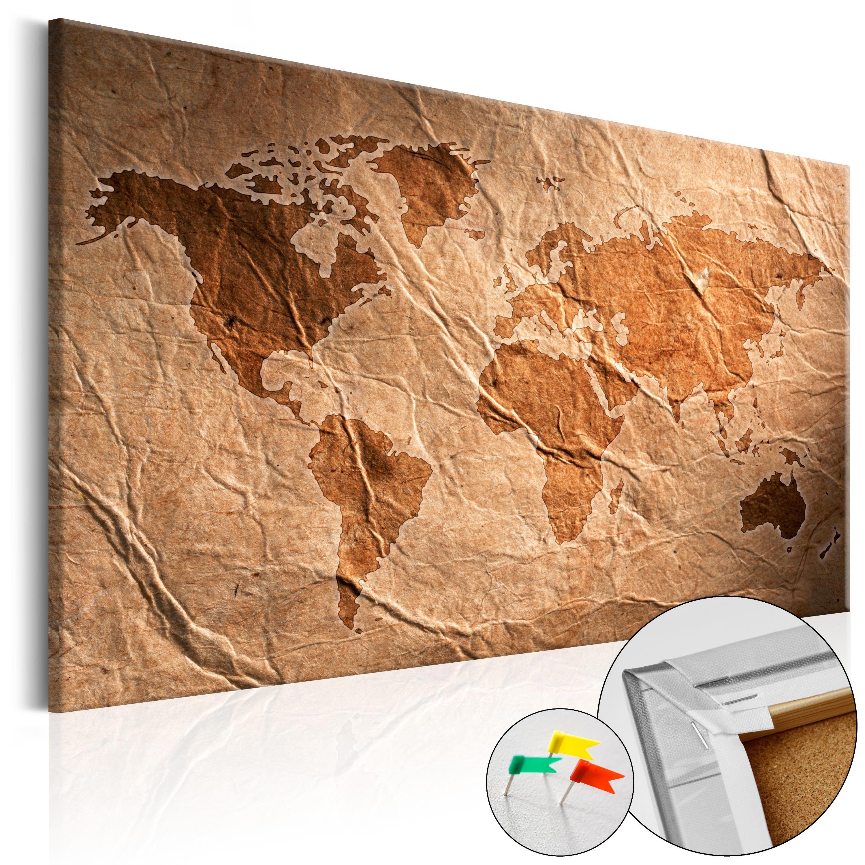 Pinnwand Paper Map [Cork Artgeist Map]