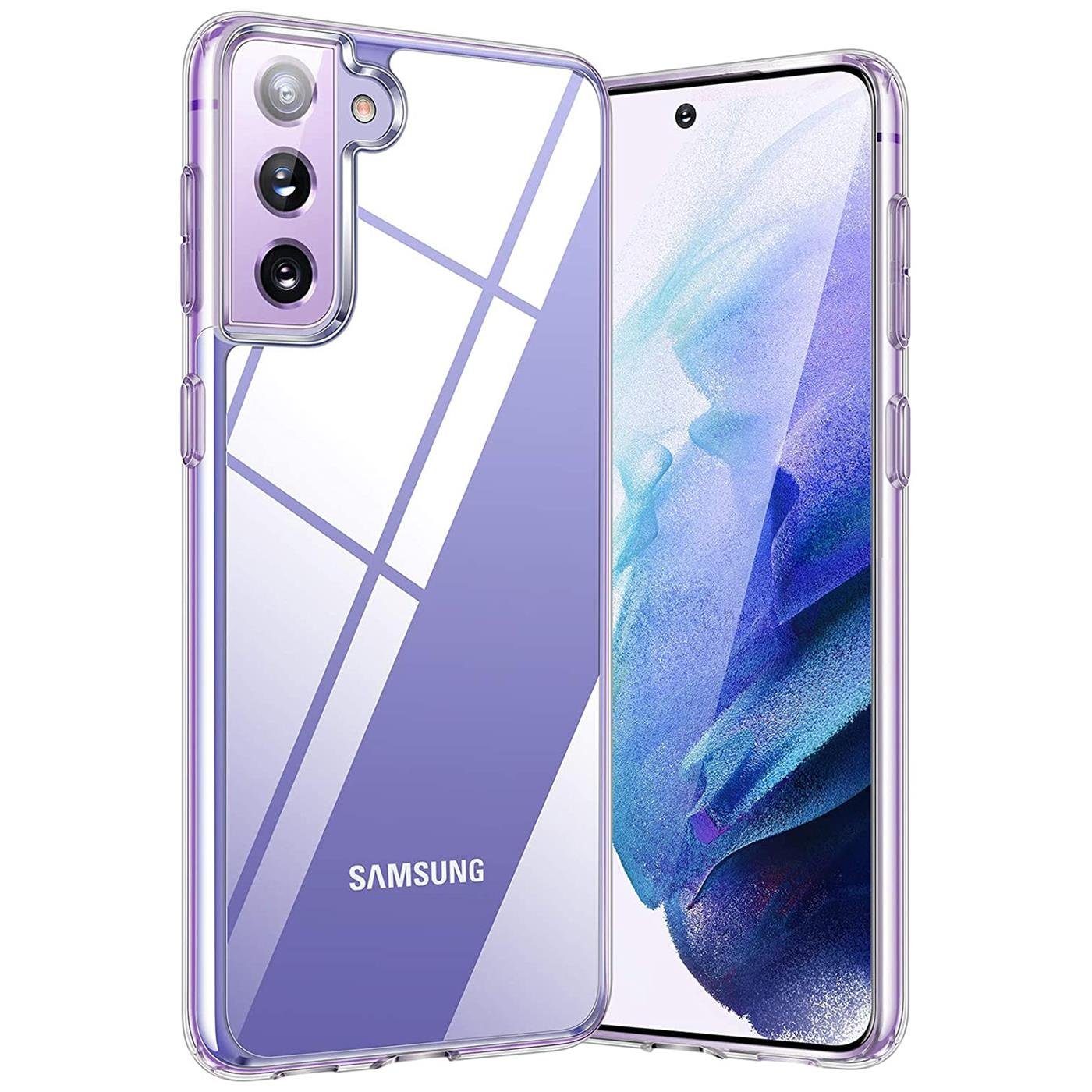 CoolGadget Handyhülle Transparent Ultra Slim Case für Samsung Galaxy S21 FE 6,4 Zoll, Silikon Hülle Dünne Schutzhülle für Samsung S21 FE 5G Hülle