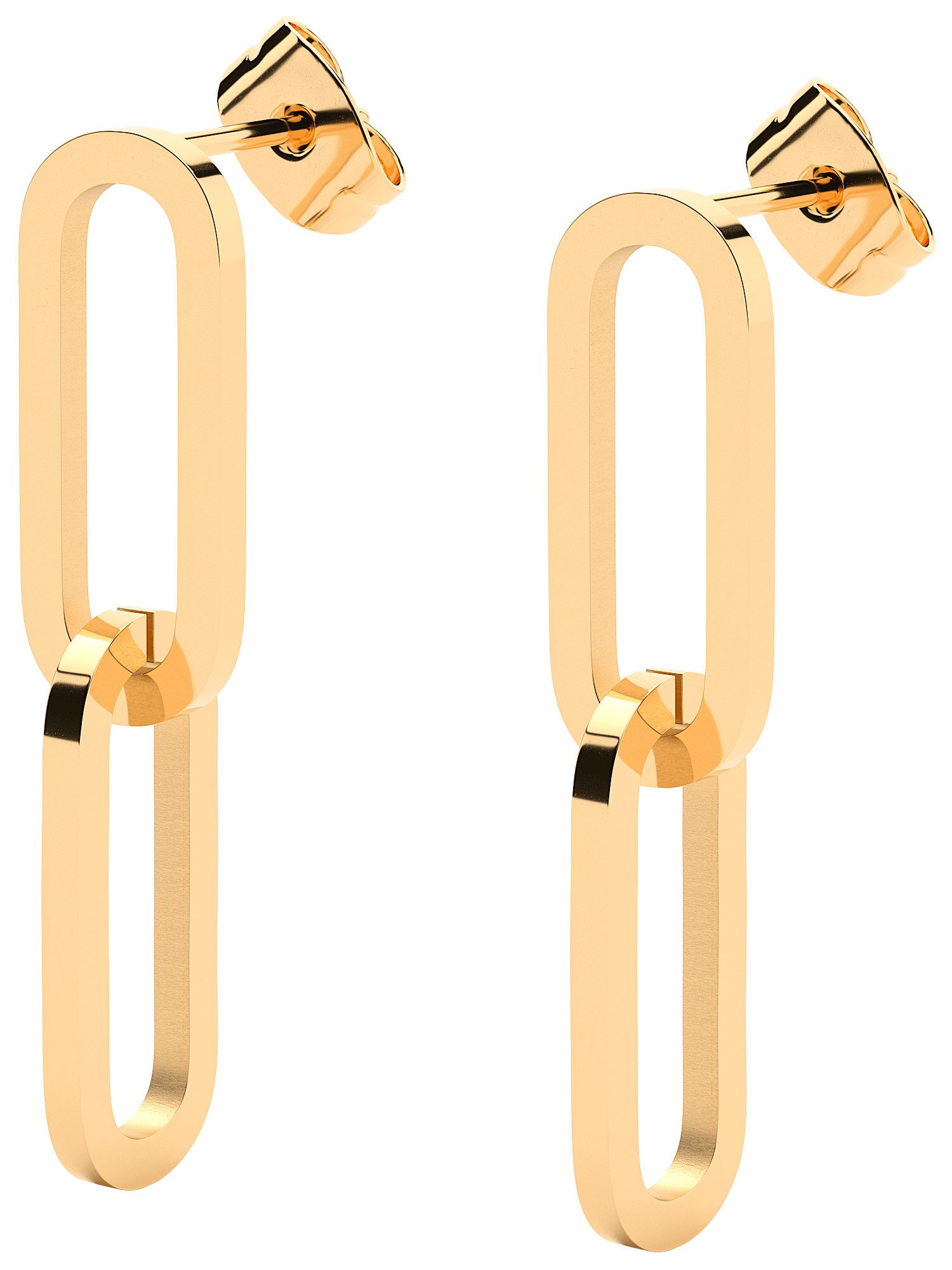 THIORA Paar Ohrhänger Island Links Damen Ohrringe – Hängend, Edelstahl, 18k günstig online kaufen