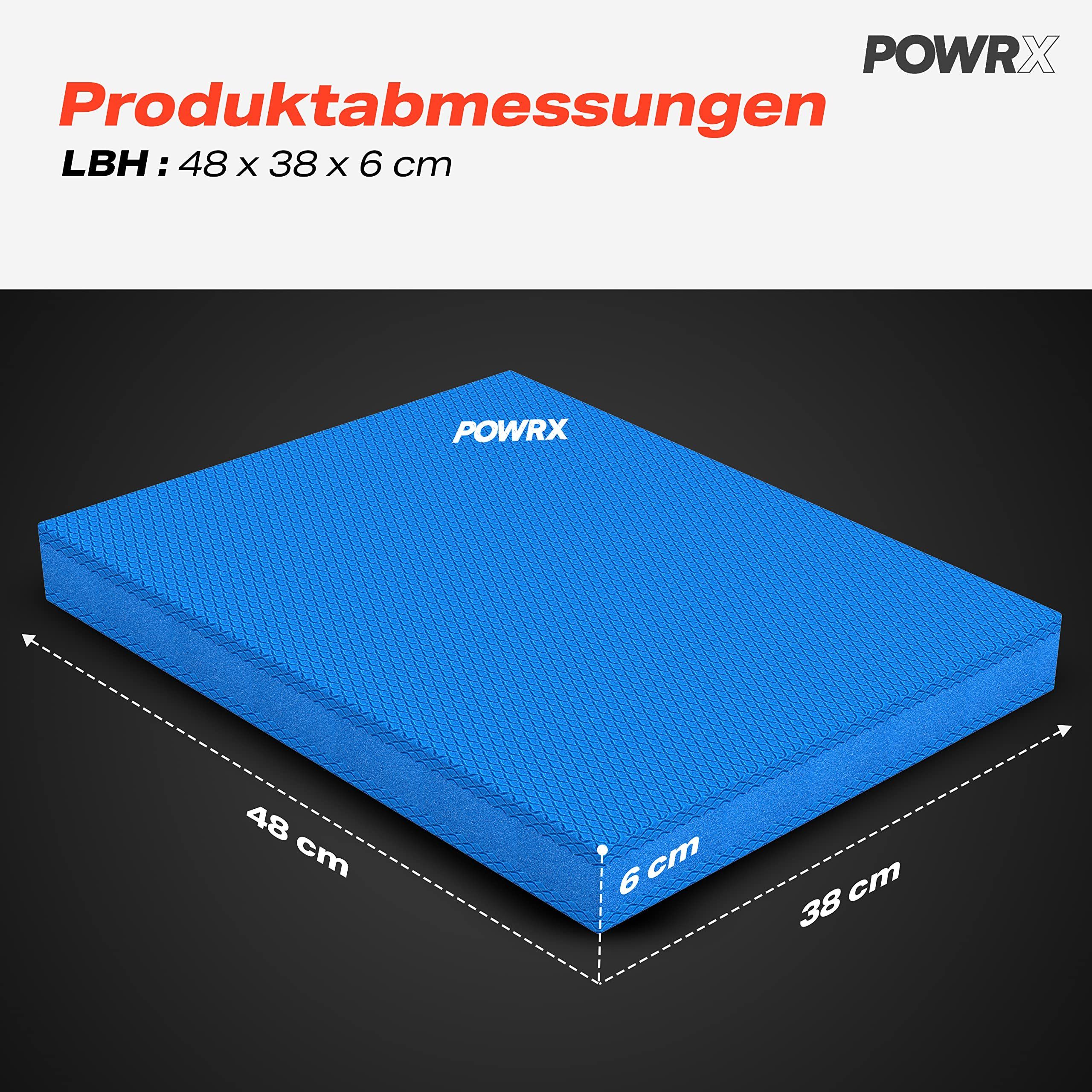 POWRX Balance (40X34X5 40x34x5 Knigsblau Pad für Training, Balance-Pad cm Cm)