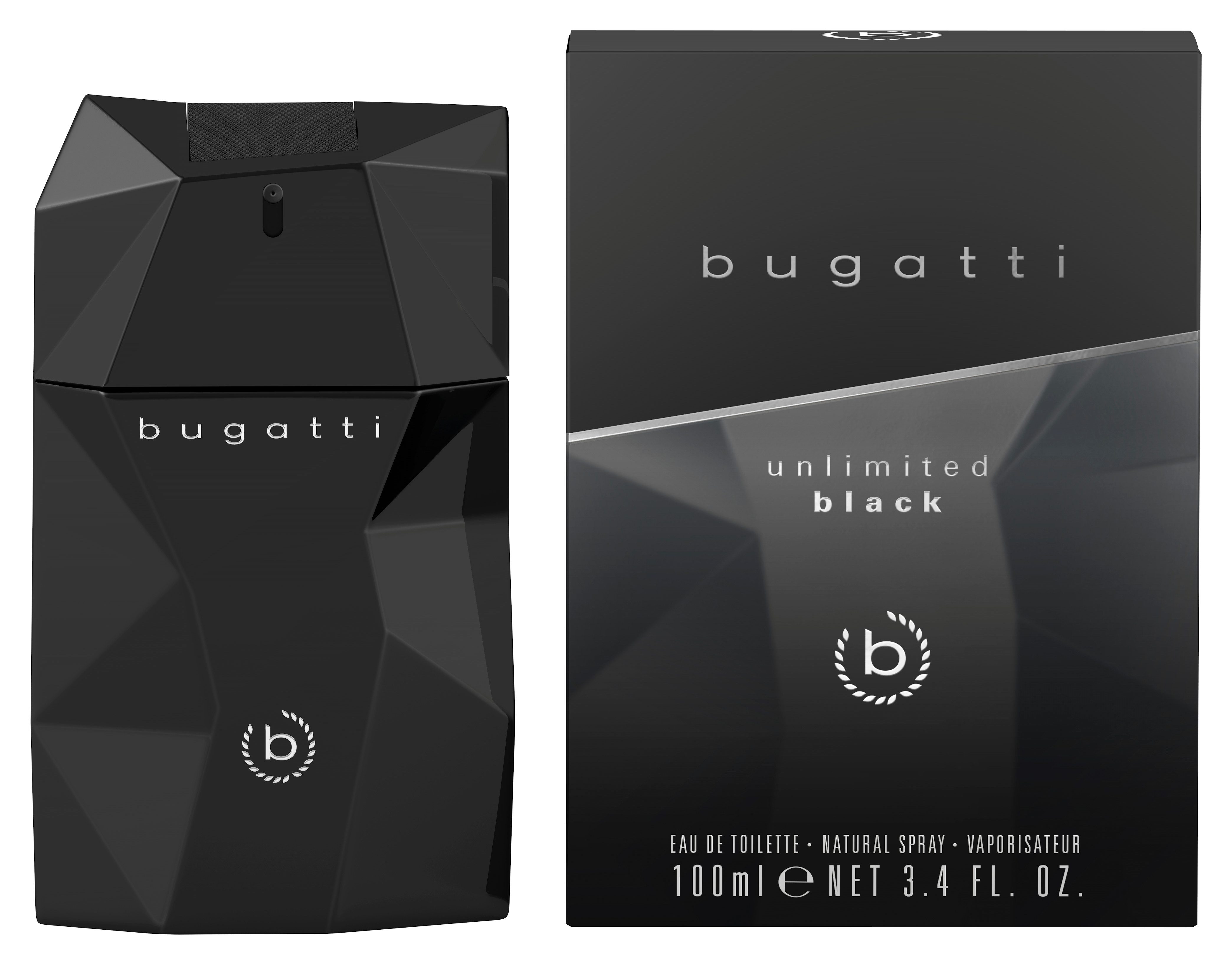 bugatti Eau de Toilette UNLIMITED BLACK FOR HIM EDT 100ml
