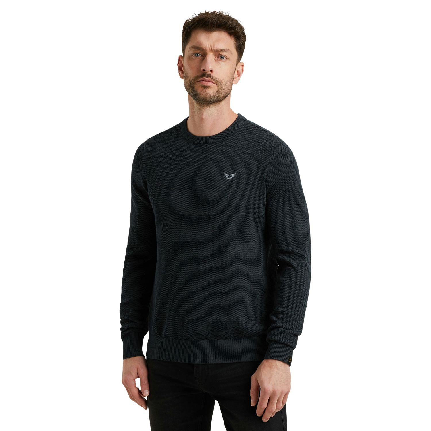 PME LEGEND Strickpullover R-NECK COTTON MODAL günstig online kaufen