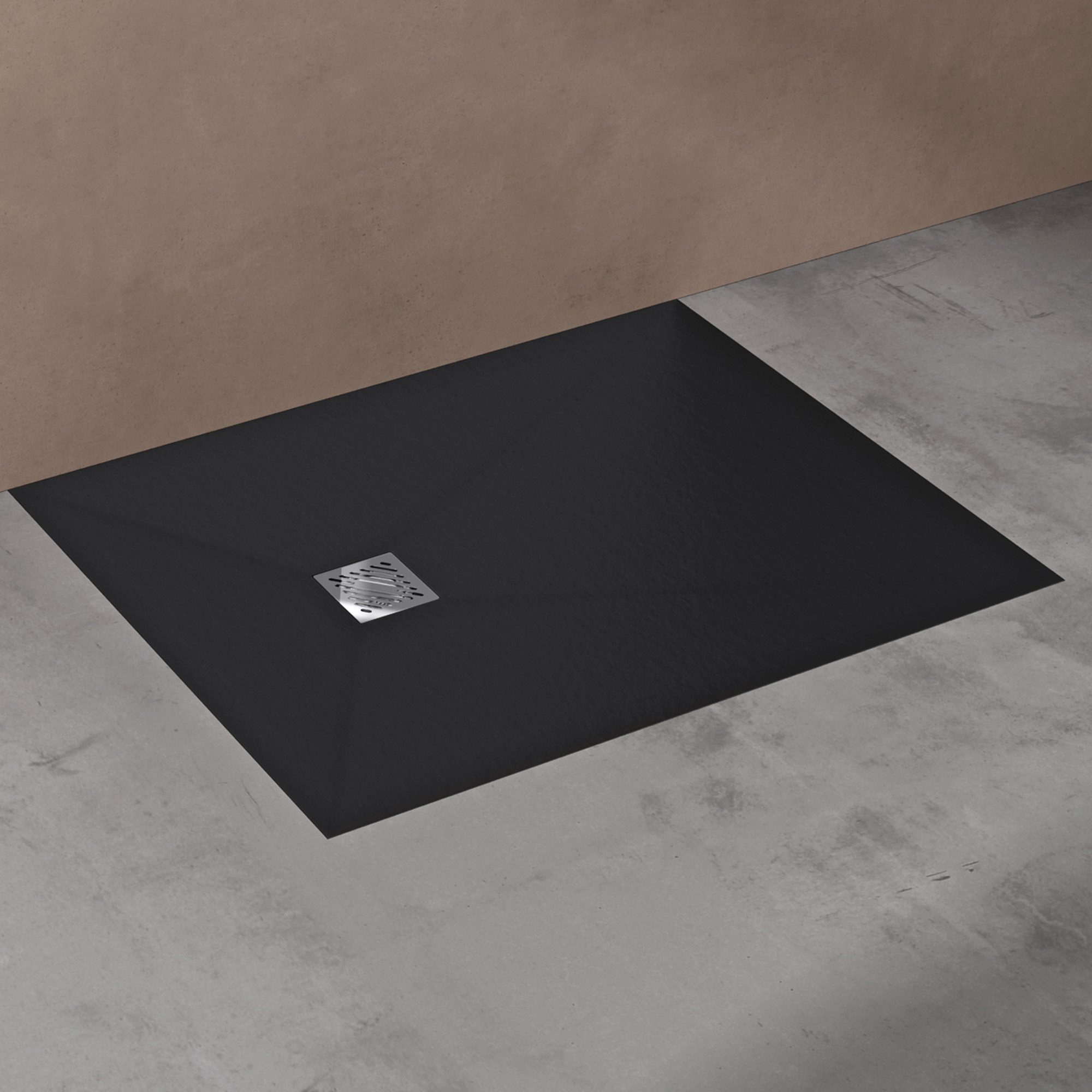 doporro Duschwanne Duschtasse aus Mineralguss DIN-Anschlüsse B:80-100cm geo günstig online kaufen