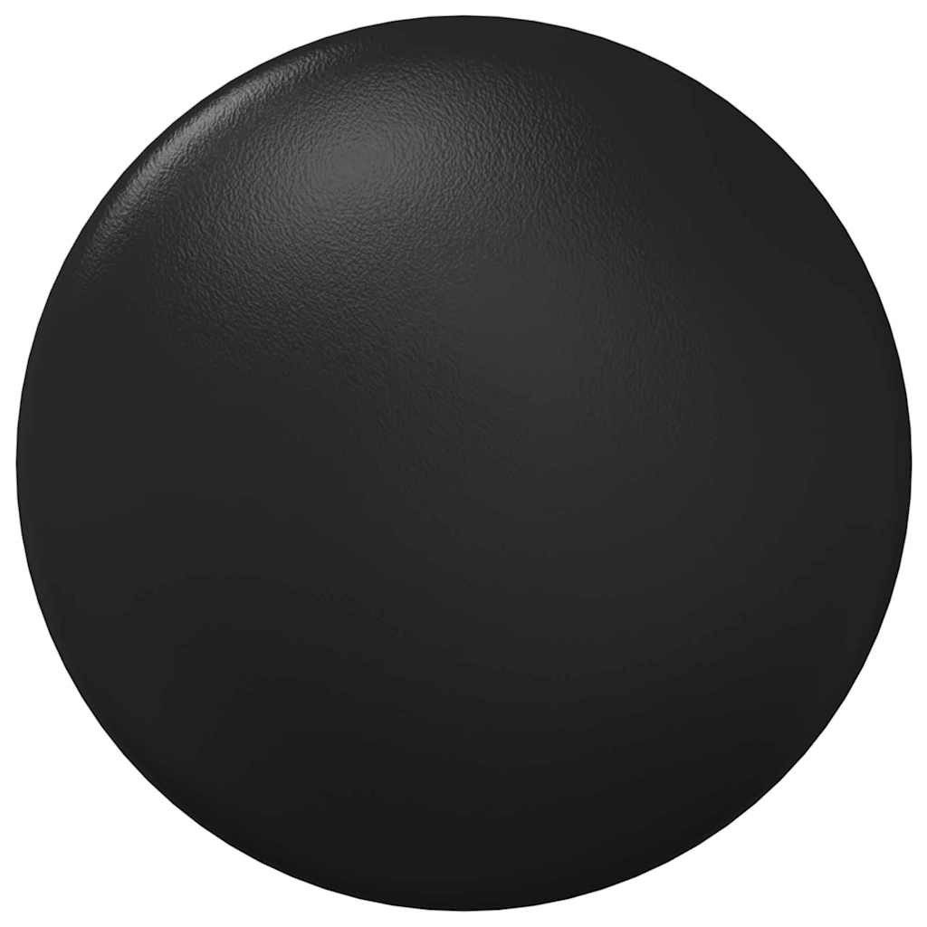 Tischfußballspiel Tischfußball Tisch Endkappen 10 pcs Schwarz 1,5 x 1,5 x 1 cm PP