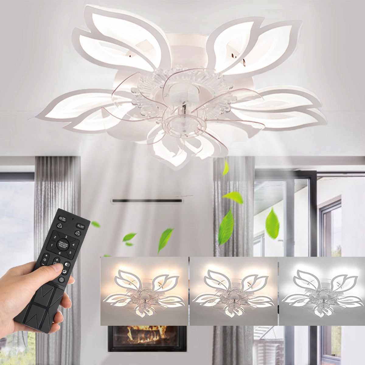 oyajia LED Deckenleuchte 60W Moderne LED-Deckenleuchte günstig online kaufen