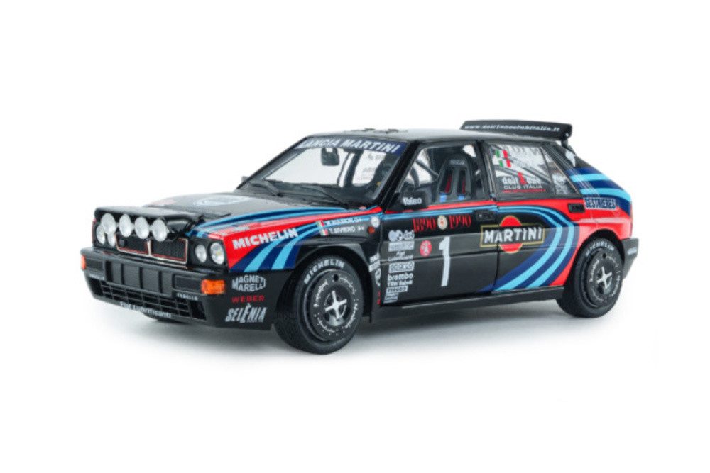Solido Modellauto Lancia Delta HF Integrale #1 Tribute to Biason Rallye Monte Carlo 1990, Maßstab 1:18