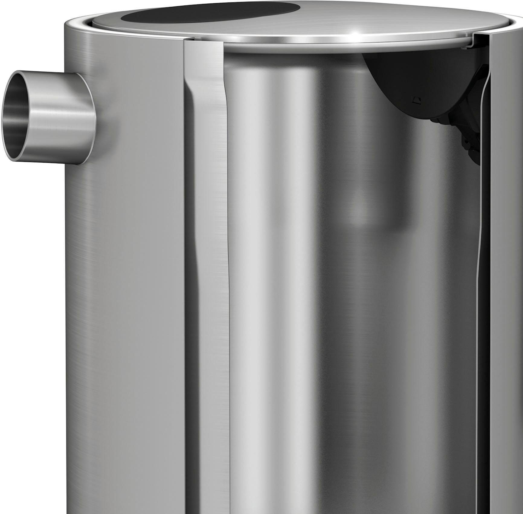 Graef Wasserkocher WK 900, 1,2 l, 2015 W, mit Temperatureinstellung, Edelstahl mattiert