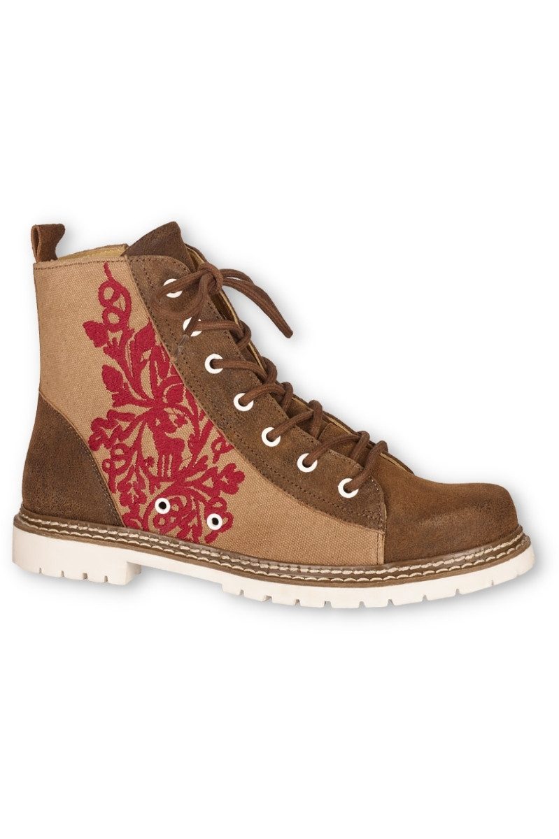 Spieth & Wensky Boots Damen - INKA - braun Sneaker