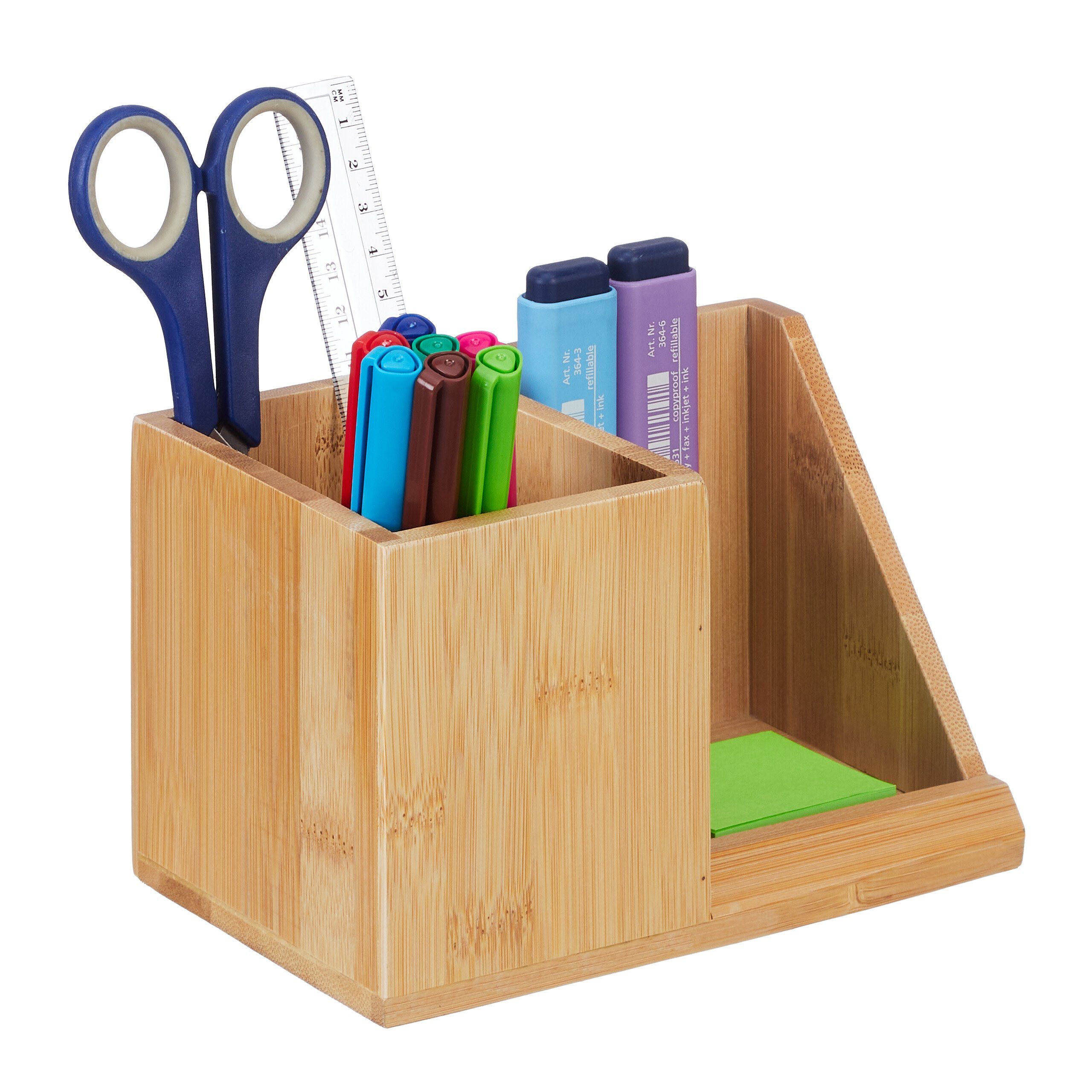 relaxdays Organizer Schreibtisch Organizer mit Владелец ручки