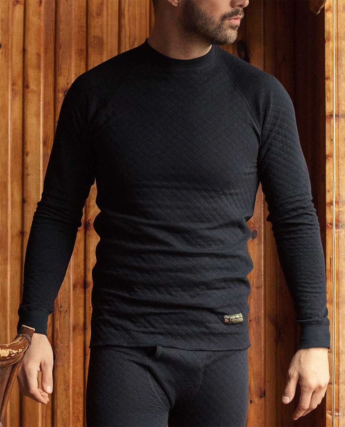 Thermowave Thermounterhemd Long Sleeve Shirt 2in1 Men Black