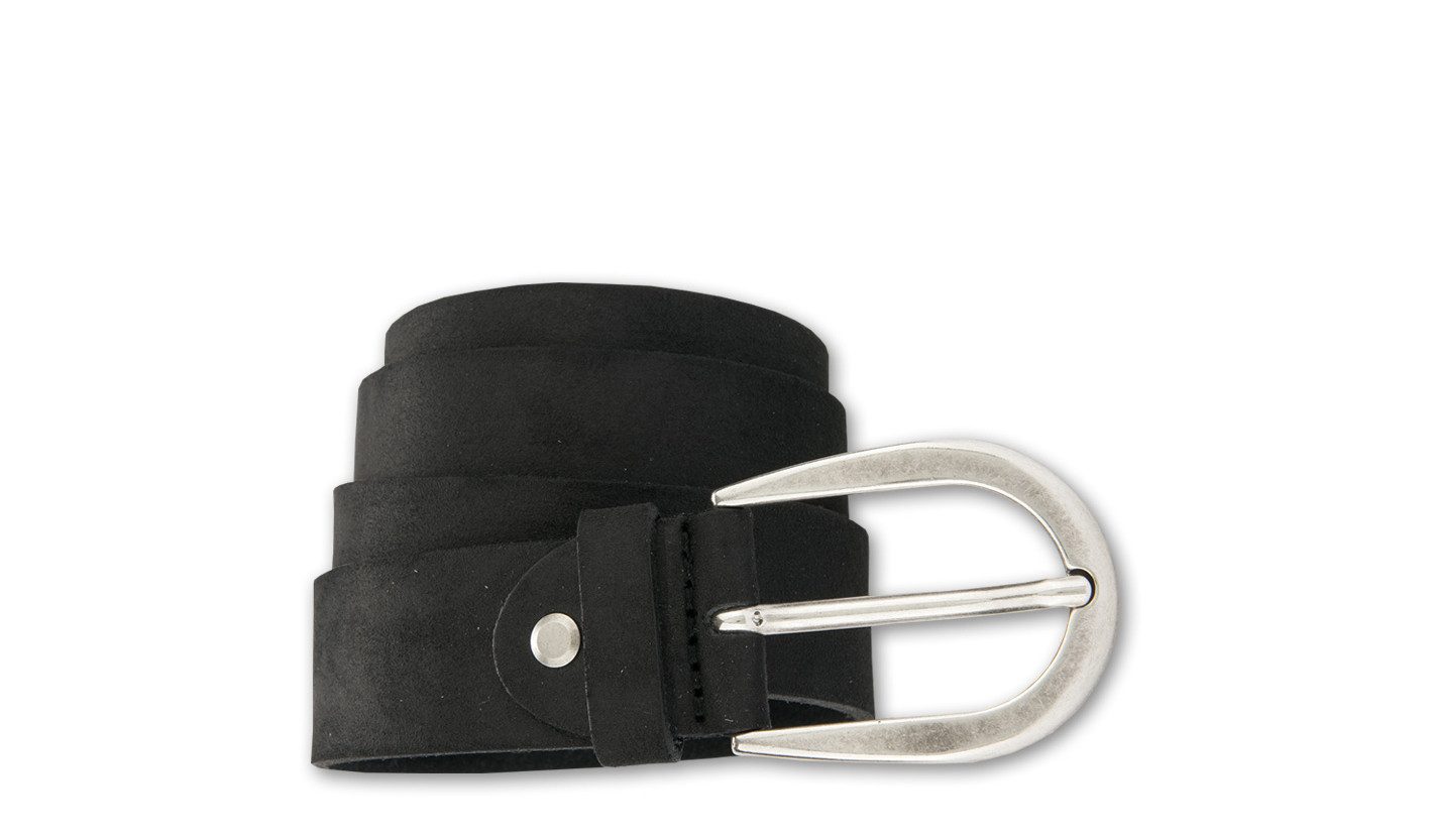 BERND GÖTZ Ledergürtel Ledergürtel mit dekorativer, flächiger Designschließe