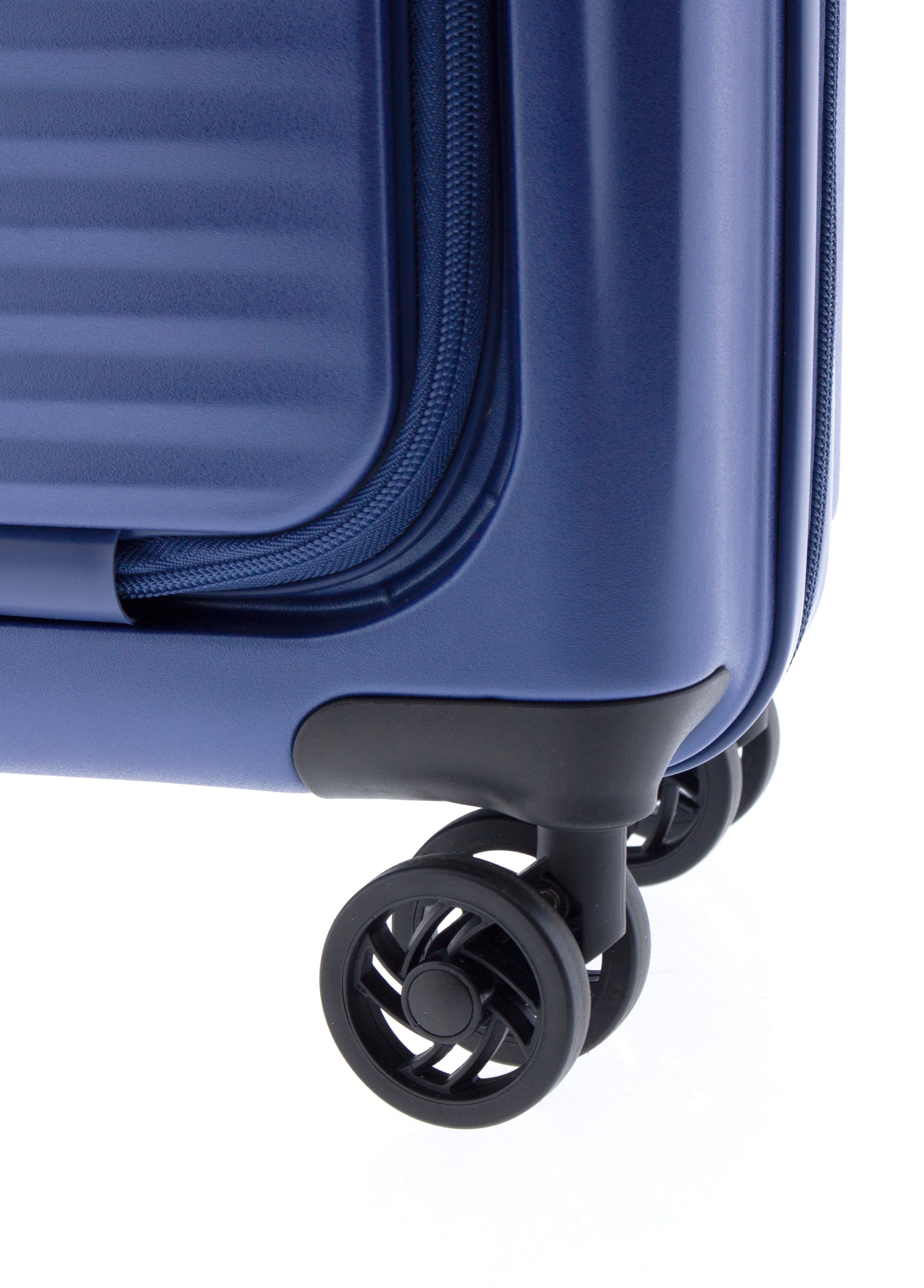 GLADIATOR Hartschalen-Trolley Set 2-tlg. 65 + 55 cm, 4 Doppel-Rollen, TSA, Dehnfalte, div. Farben