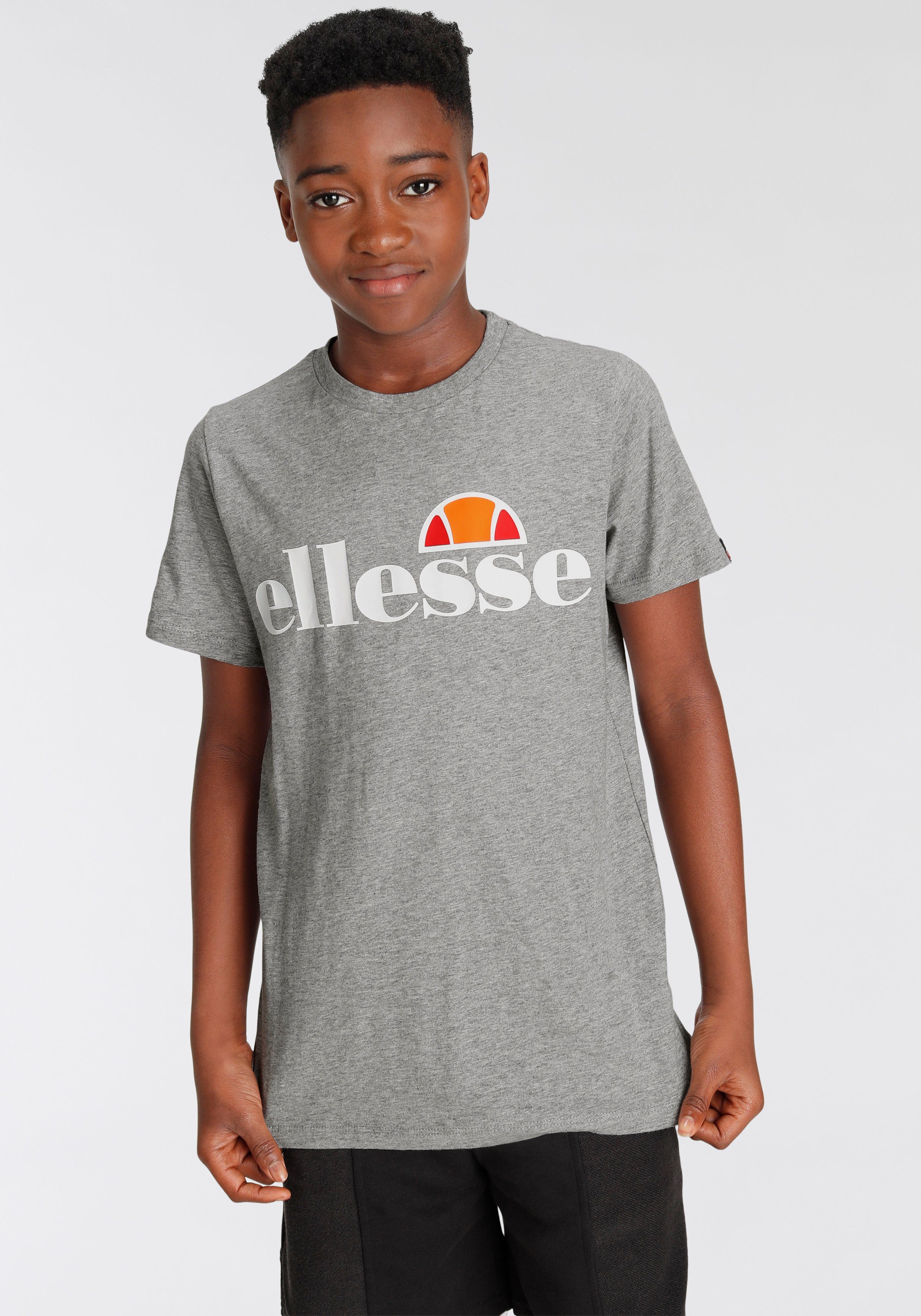 TEE Kinder mittelgrau-meliert Ellesse T-Shirt JNR- MALIA für