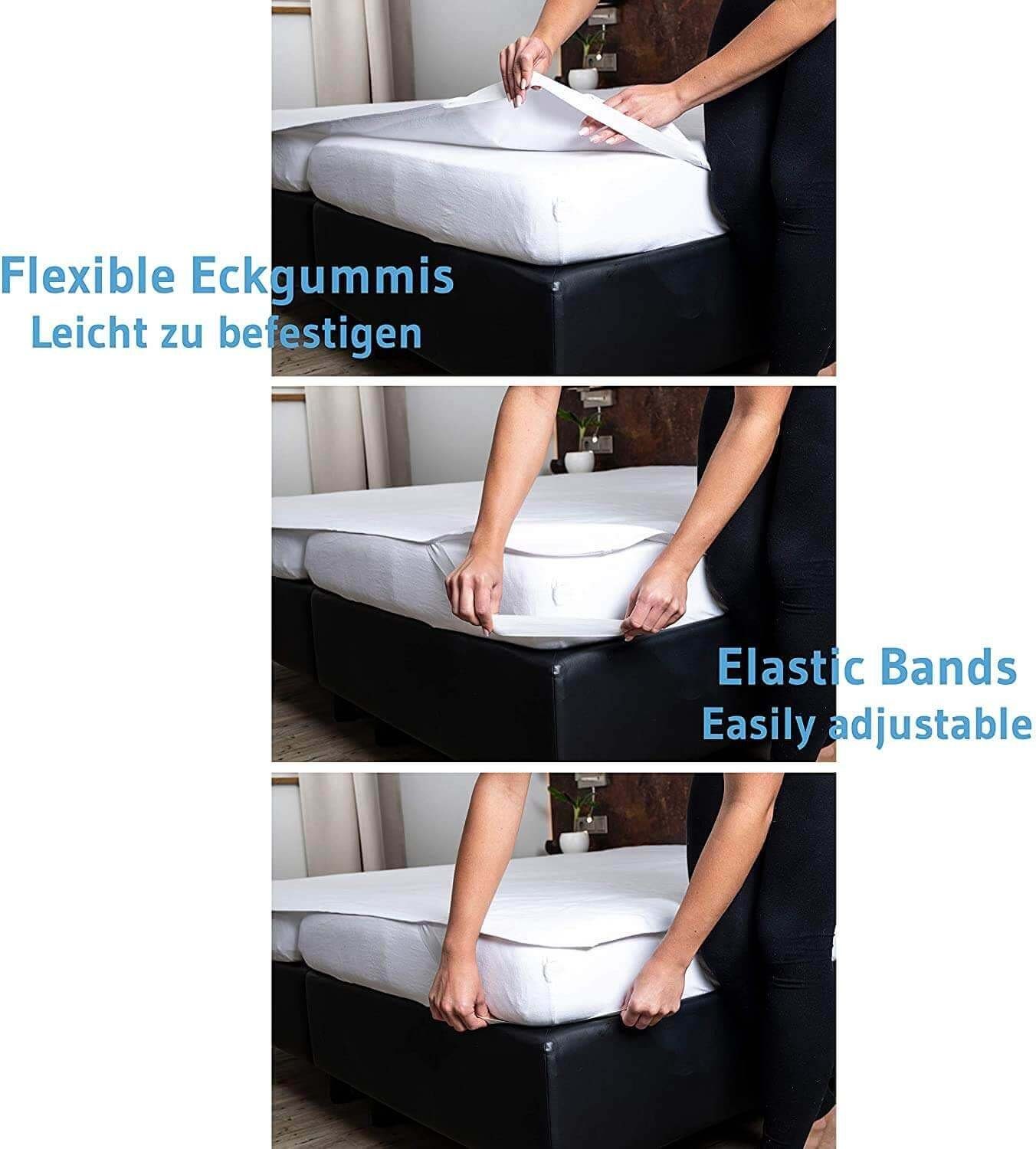 Matratzenauflage Matratzenschoner Molton MILA Third of Life, Molton Matratzenüberzeug aus recycelte Baumwolle