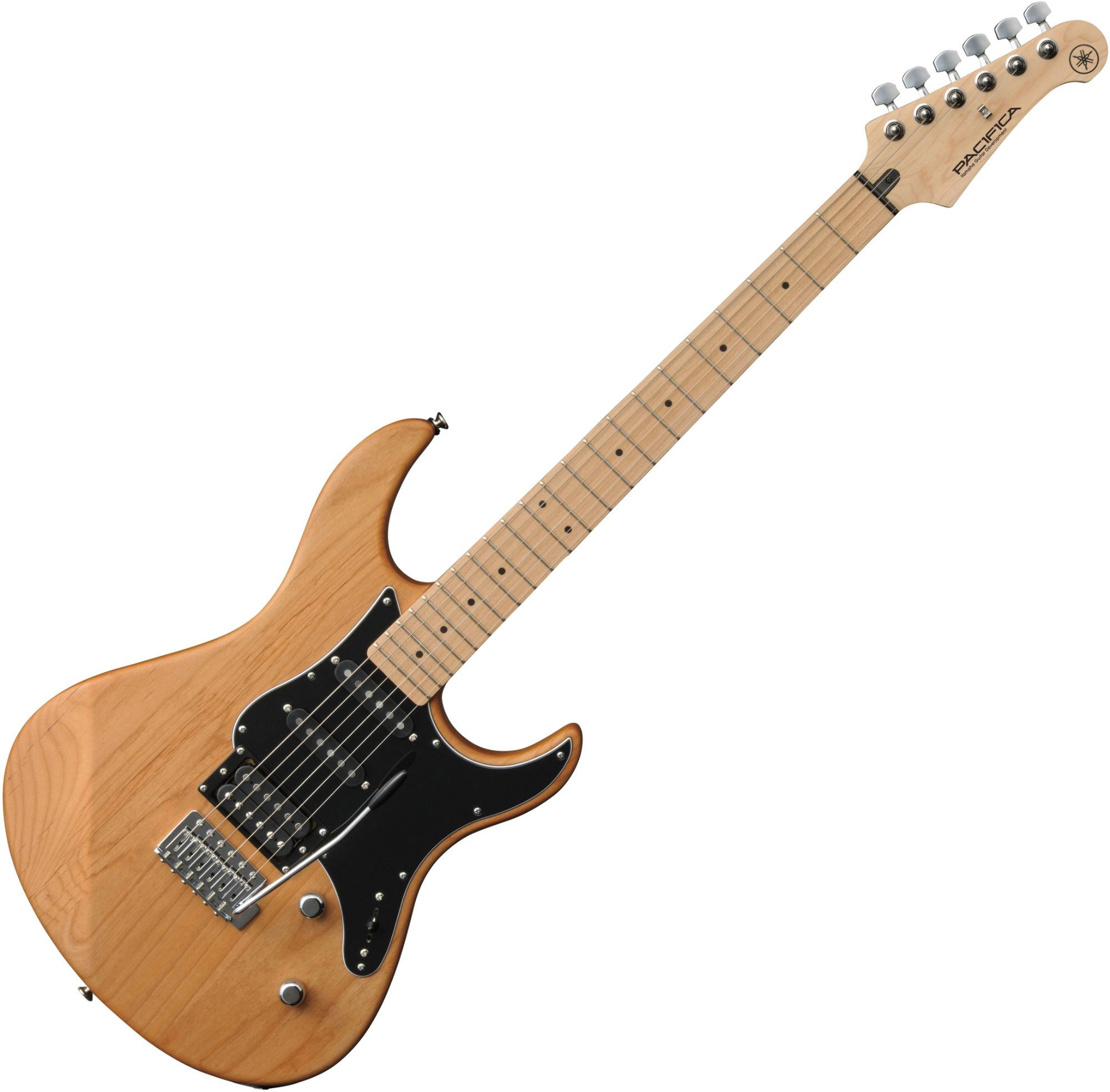 Yamaha E-Gitarre Yamaha Pacifica 112VMX RL Yellow Natural Satin, ST, E-Gitarre mit Alnico-Tonabnehmern & Remote Music Lesson