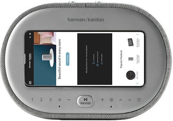 Harman/Kardon Citation Oasis 2 Uhren Radio (WiFi) grau (Bluetooth, WLAN