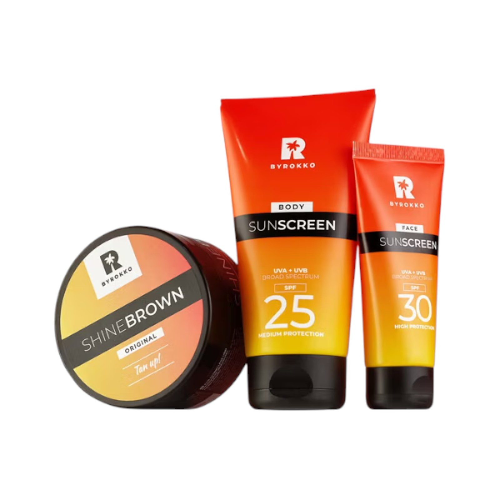 Sonnenschutzcreme Shine Brown Tan & Protect Bundle