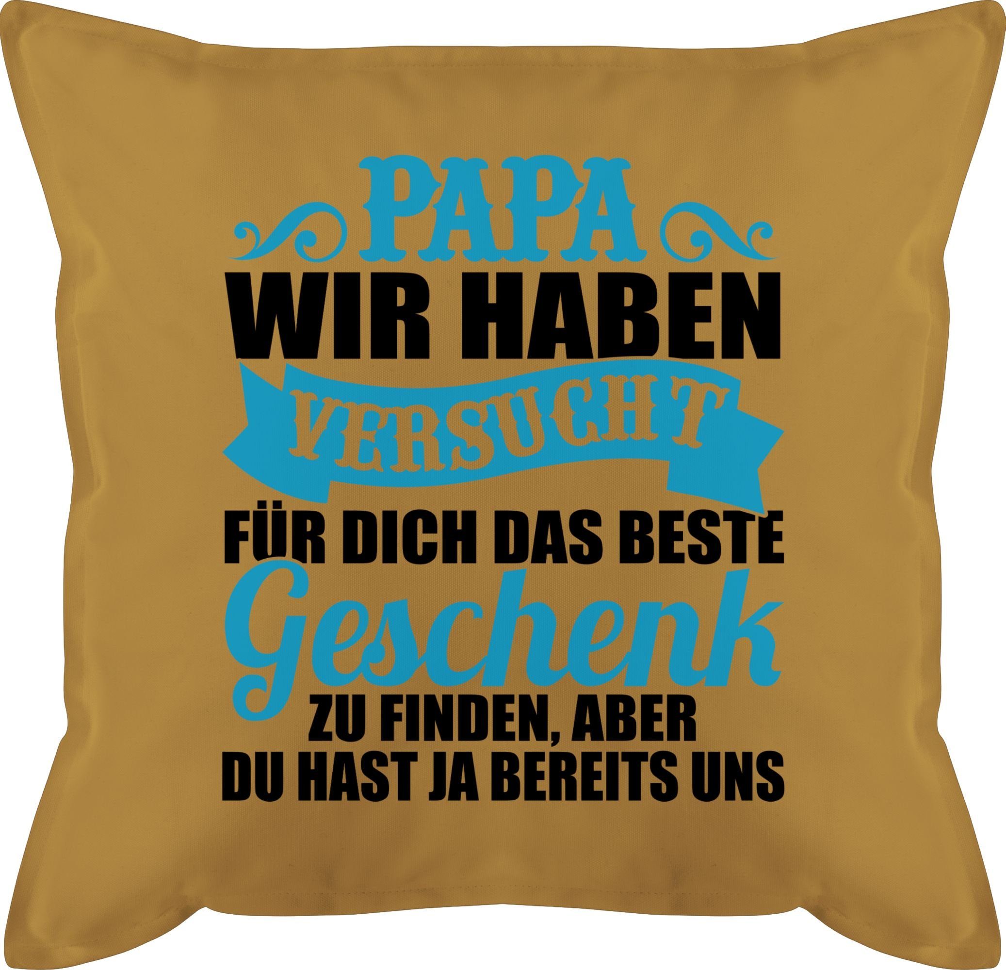 Baumwolltasche Zum Vatertag - Motiv 'Papa, Wir Haben Versucht Das Geschenk Zu Finden'