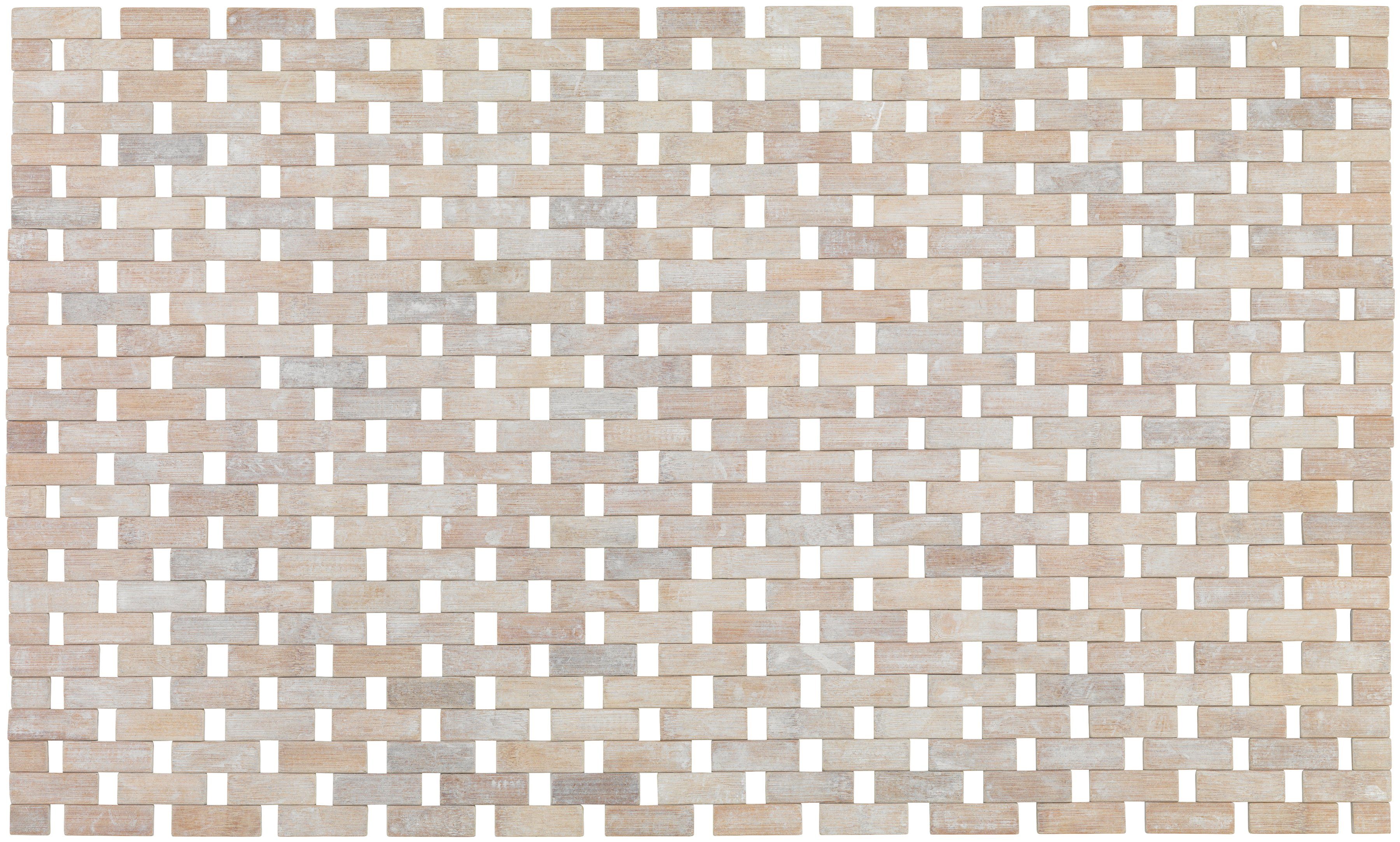 WENKO Badematte Bamboo, Höhe 0 mm, günstig online kaufen