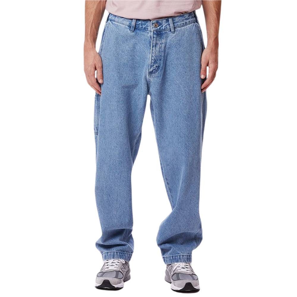 Relax-fit-Jeans Hose Obey Hardwork Carpenter Denim, G 32, F light indigo