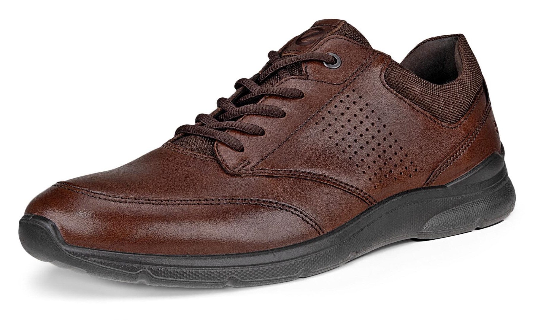 Ecco Irving Schnürschuh, Freizeitschuh, Halbschuh, Schnürschuh mit gepolstertem Schaftrand