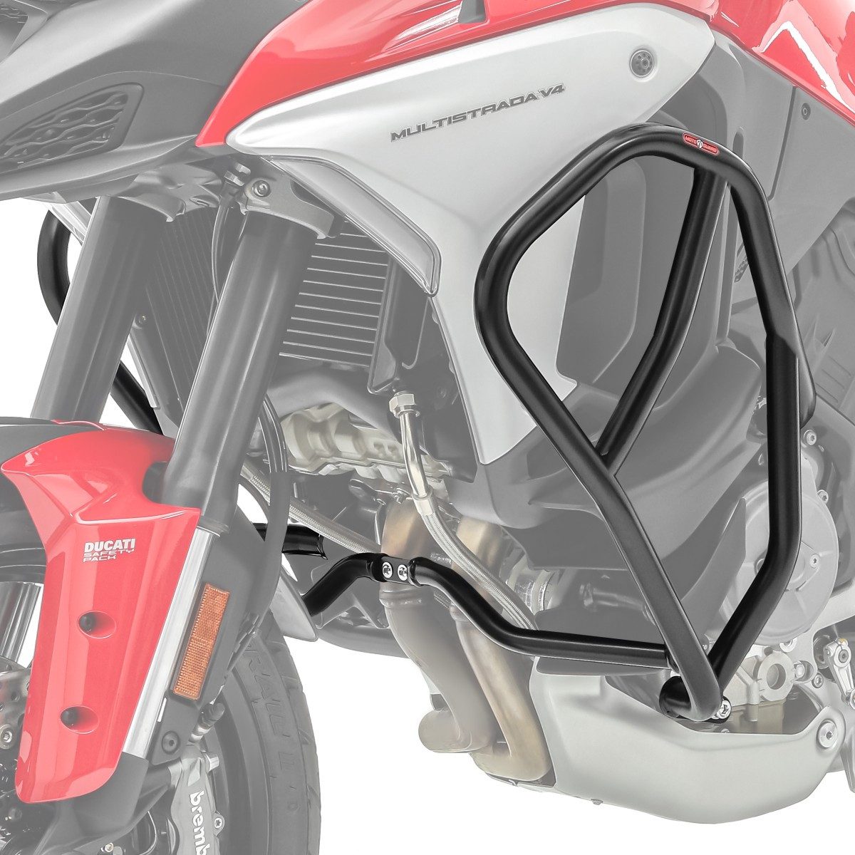 Motoguard Motor-Schutzhülle Sturzbügel für Ducati Multistrada V4 / S 21-26 Motor Schutzbügel Motog