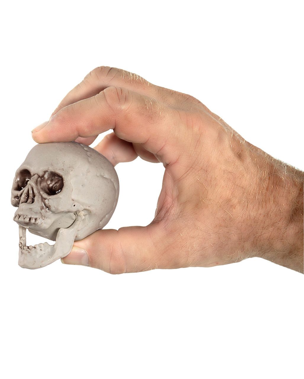 Horror-Shop Dekoobjekt Kleine Totenschädel mit beweglichem Kiefer 7cm 6 S – Bild 2 von 4