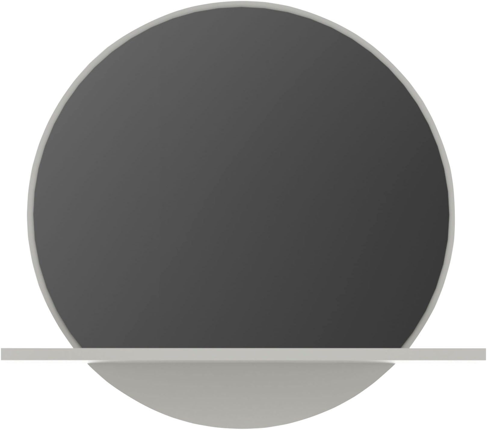 Innostyle Garderobenspiegel Garderobenspiegel BRESTA, BxHxT 88/80/18 cm (1-St), 1 Ablageboden, LED-Beleuchtung, große Fläche