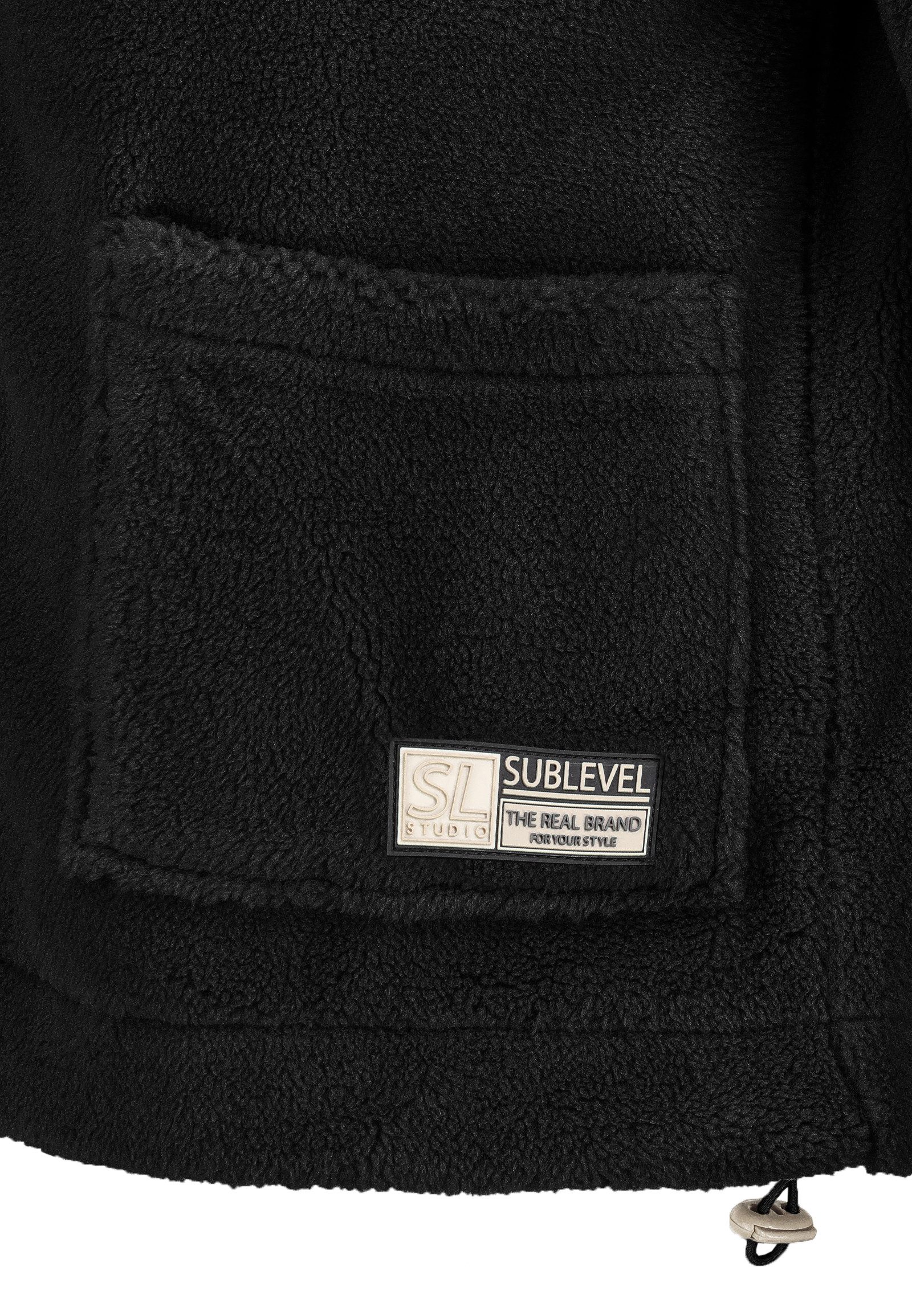 SUBLEVEL Blouson Warme Jacke mit Taschen und Reißverschluss D20004M02628_Jacket