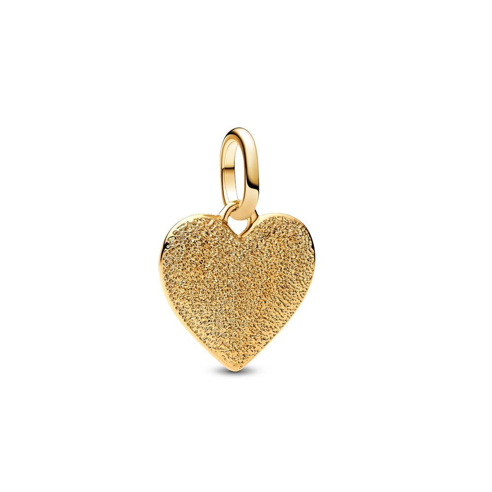 Pandora Charm-Einhänger PANDORA ME Medaillon-Charm Herz, IP Gold